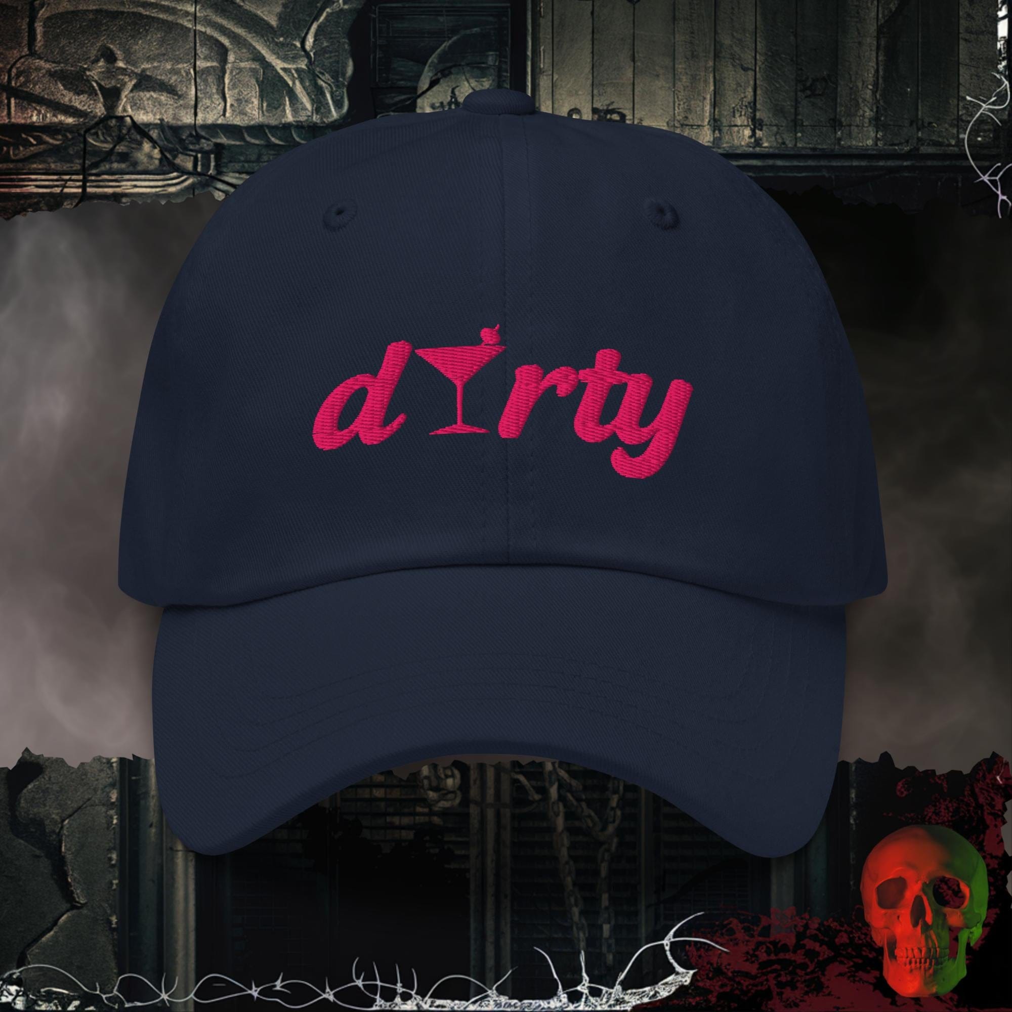 Hats Navy / One size Like it Dirty Embroidered Hat