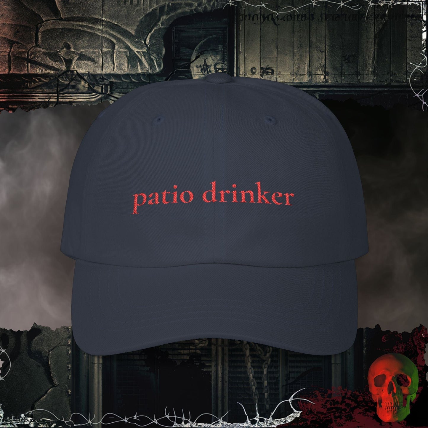Hats Navy / One size Patio Drinker Embroidered Hat