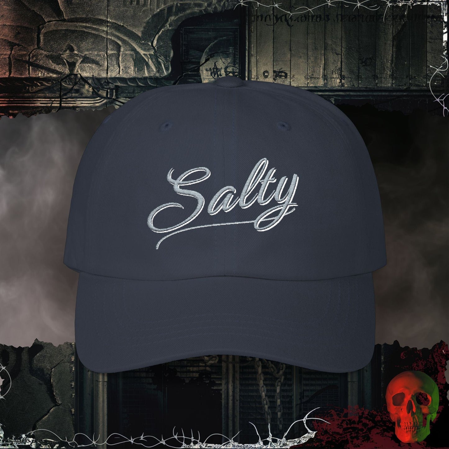 Hats Navy / One size Salty Embroidered Hat