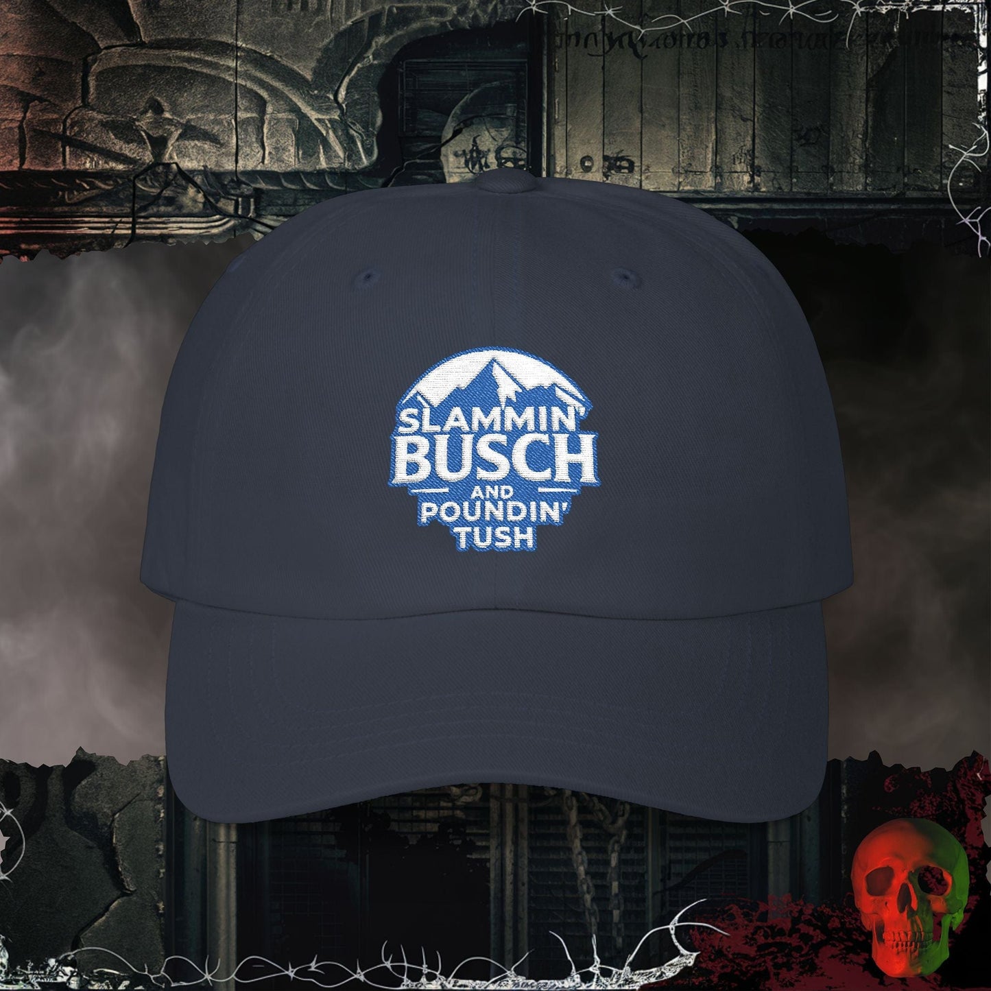 Hats Navy / One size Slamming Busch Embroidered Hat