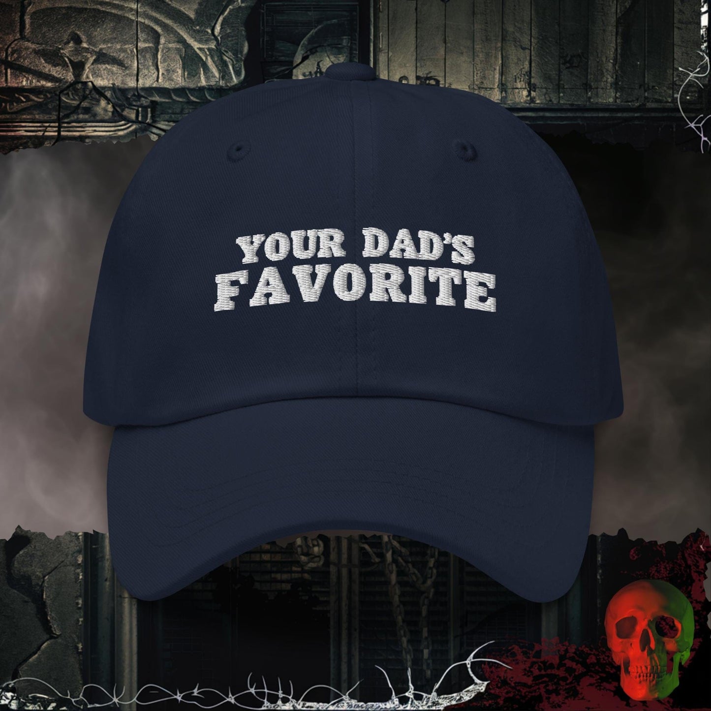 Hats Navy Your Dad's Favorite Embroidered Hat