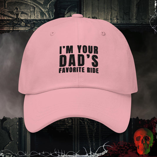Hats Pink Dad's Favorite Ride Embroidered Hat