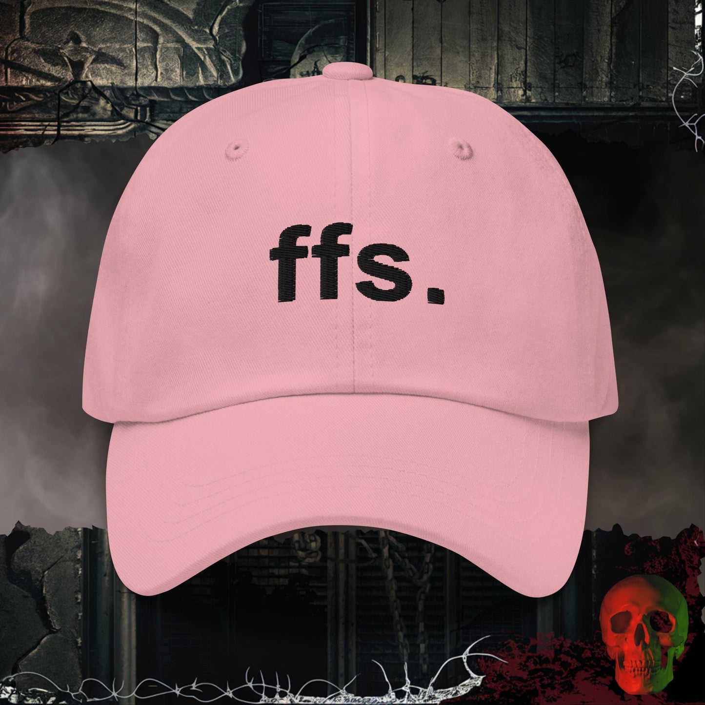 Hats Pink ffs Embroidered Hat