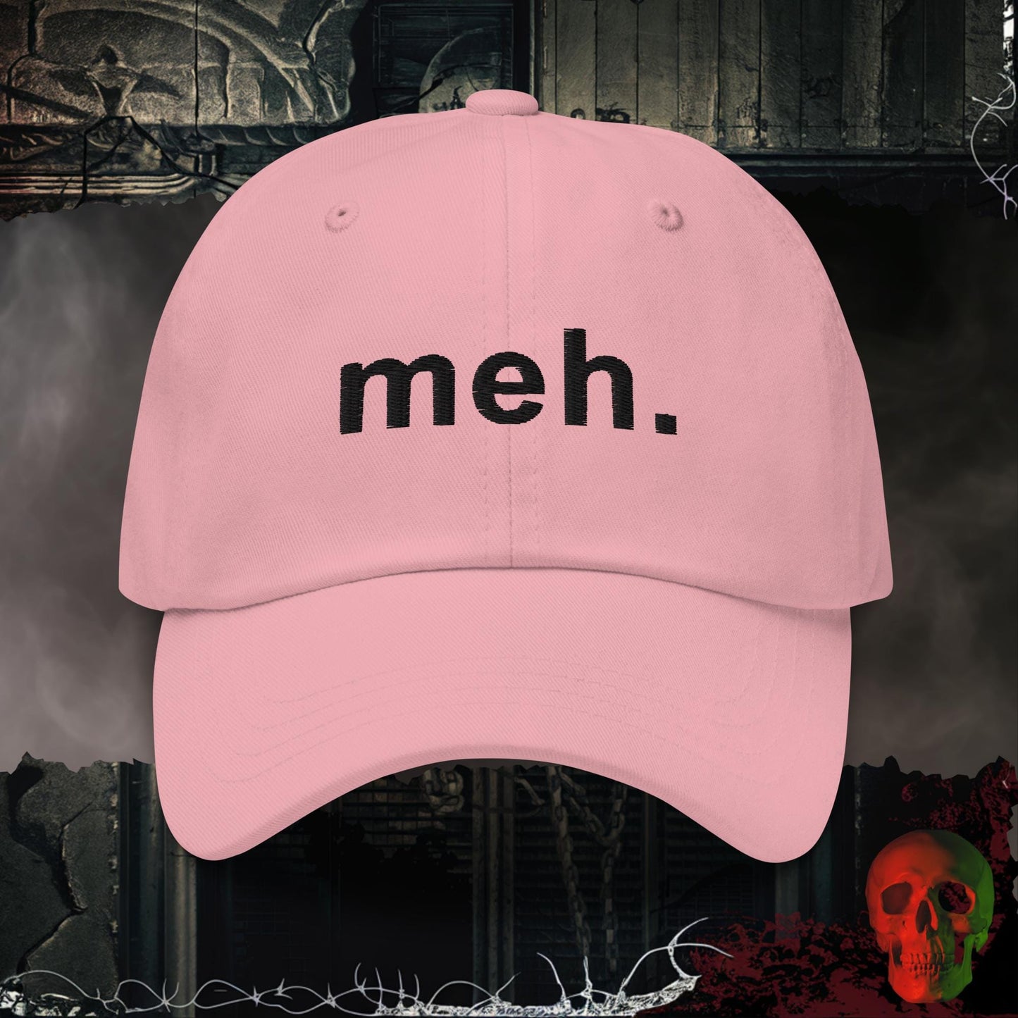 Hats Pink meh. Embroidered Hat