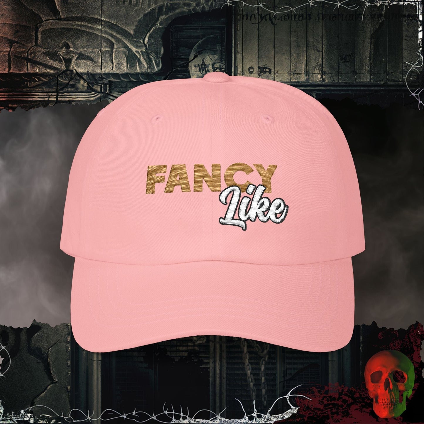 Hats Pink / One size Fancy Like Embroidered Hat