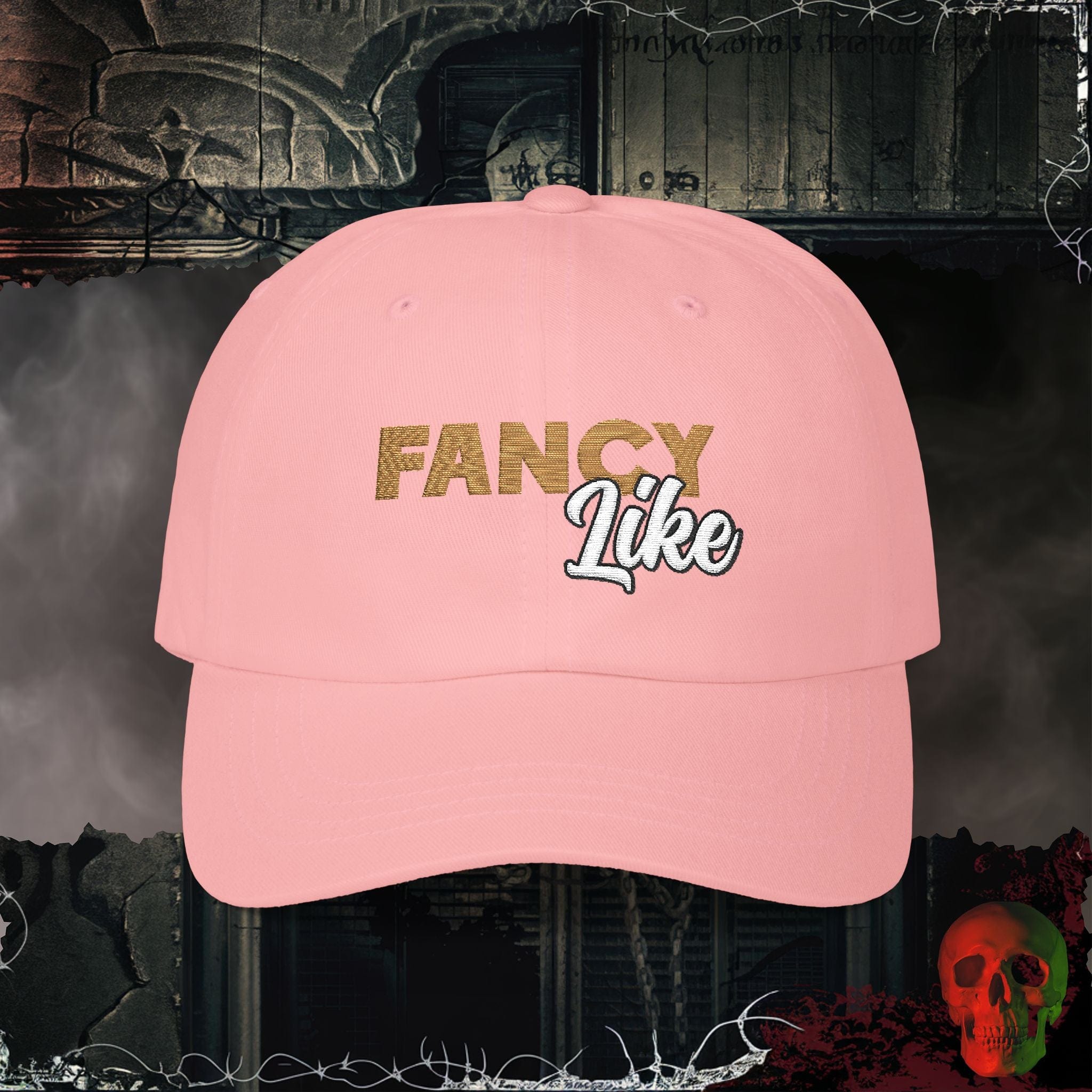 Hats Pink / One size Fancy Like Embroidered Hat