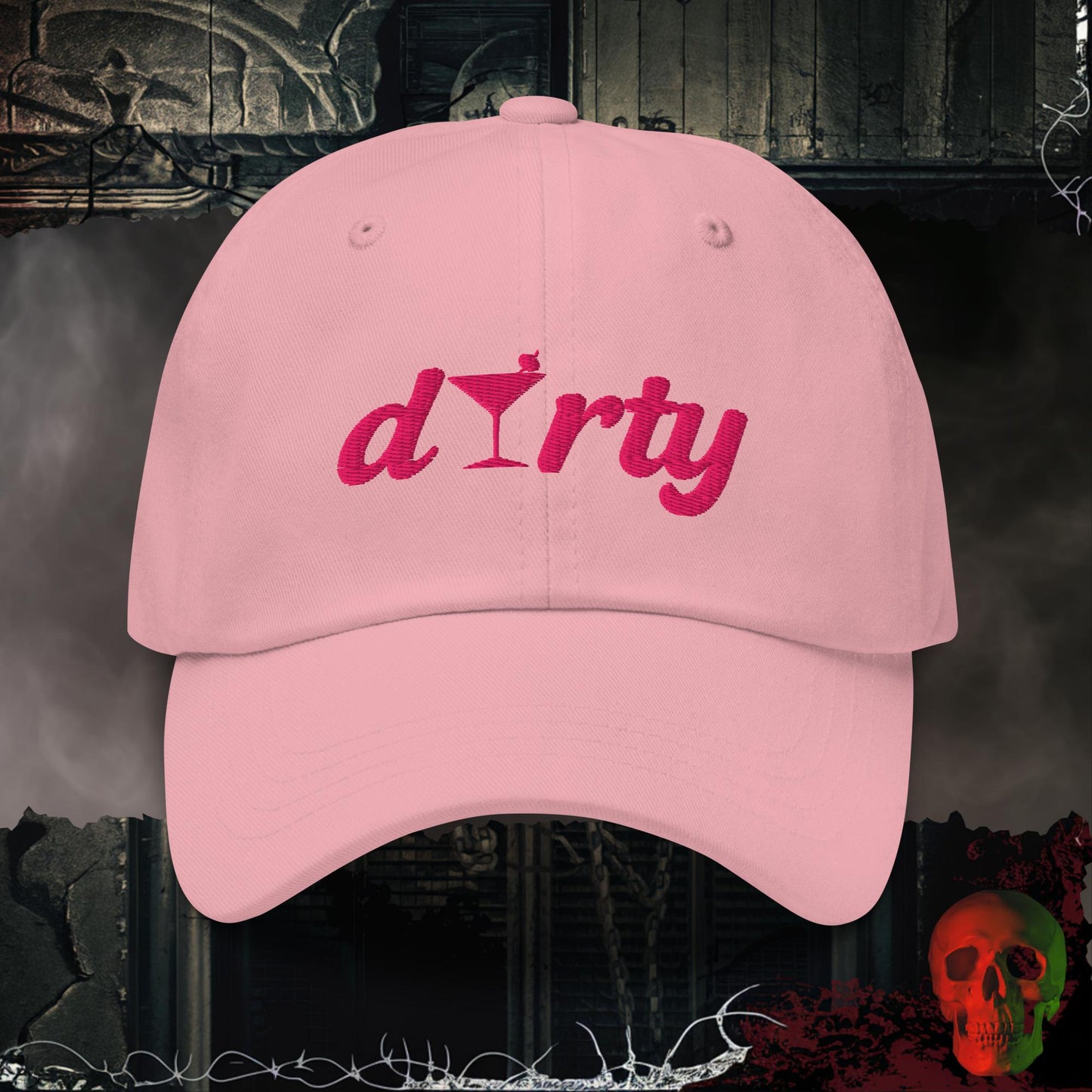 Hats Pink / One size Like it Dirty Embroidered Hat