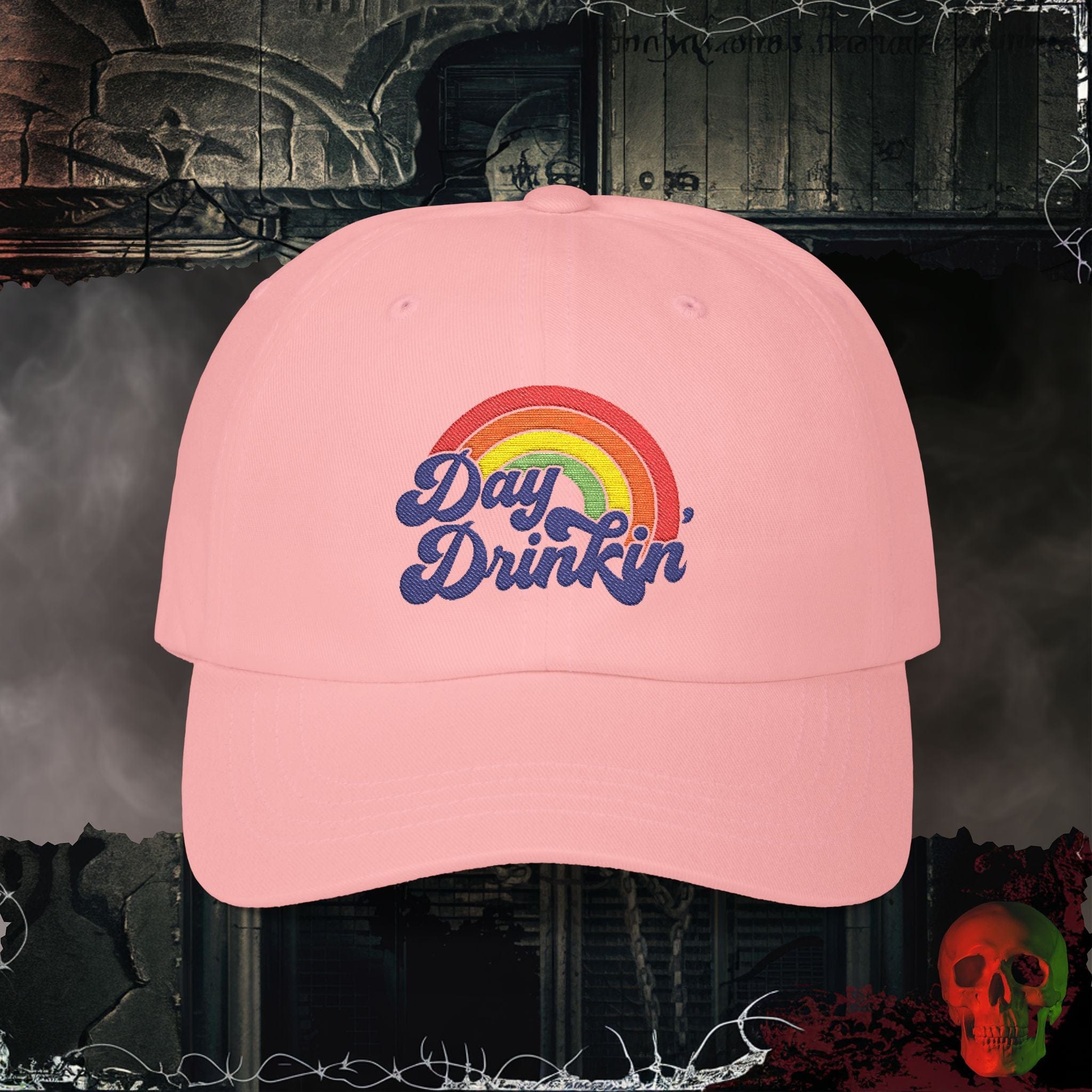 Hats Pink / One size Rainbow Day Drinkin’ Embroidered Hat