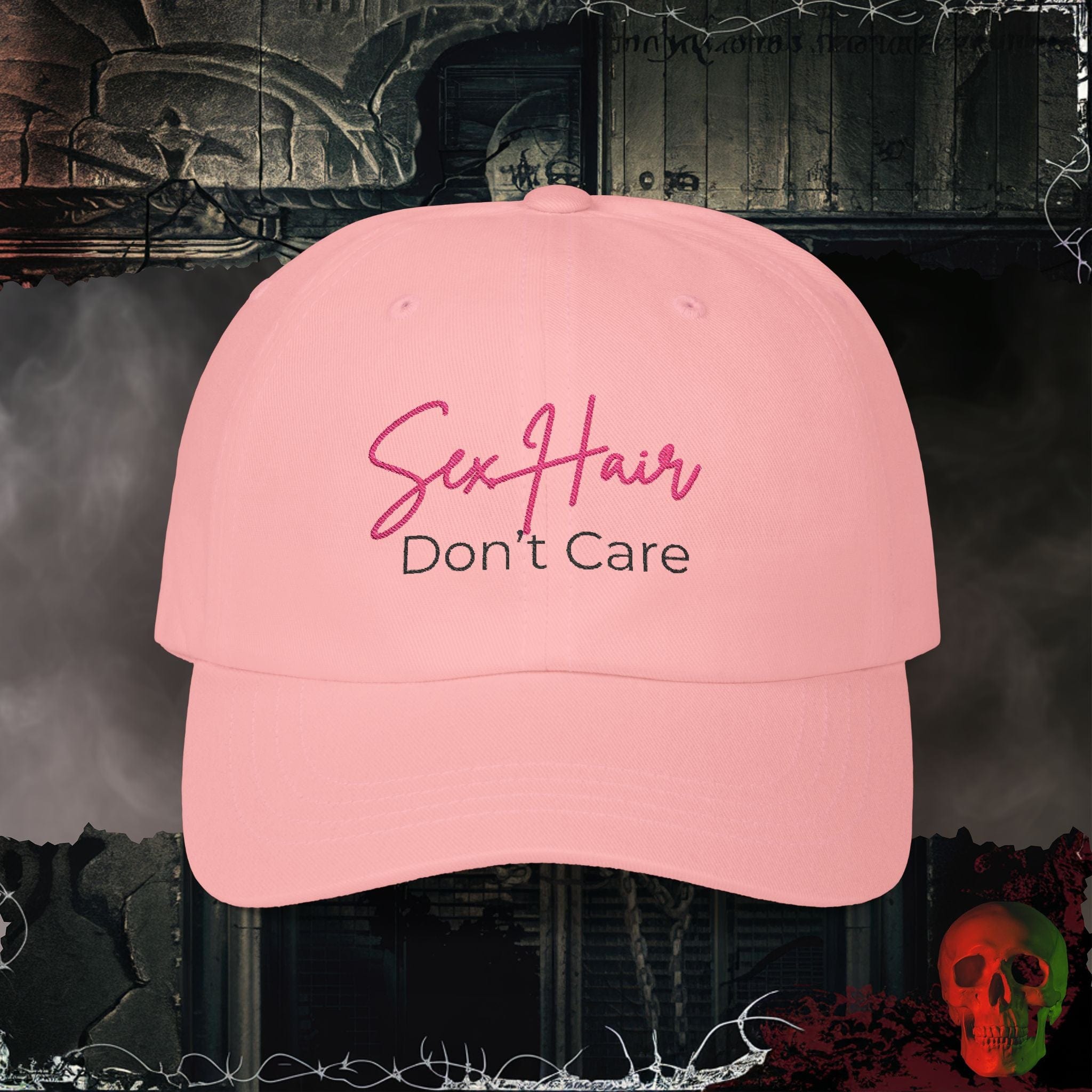 Hats Pink / One size Sex Hair Don't Care Embroidered Hat