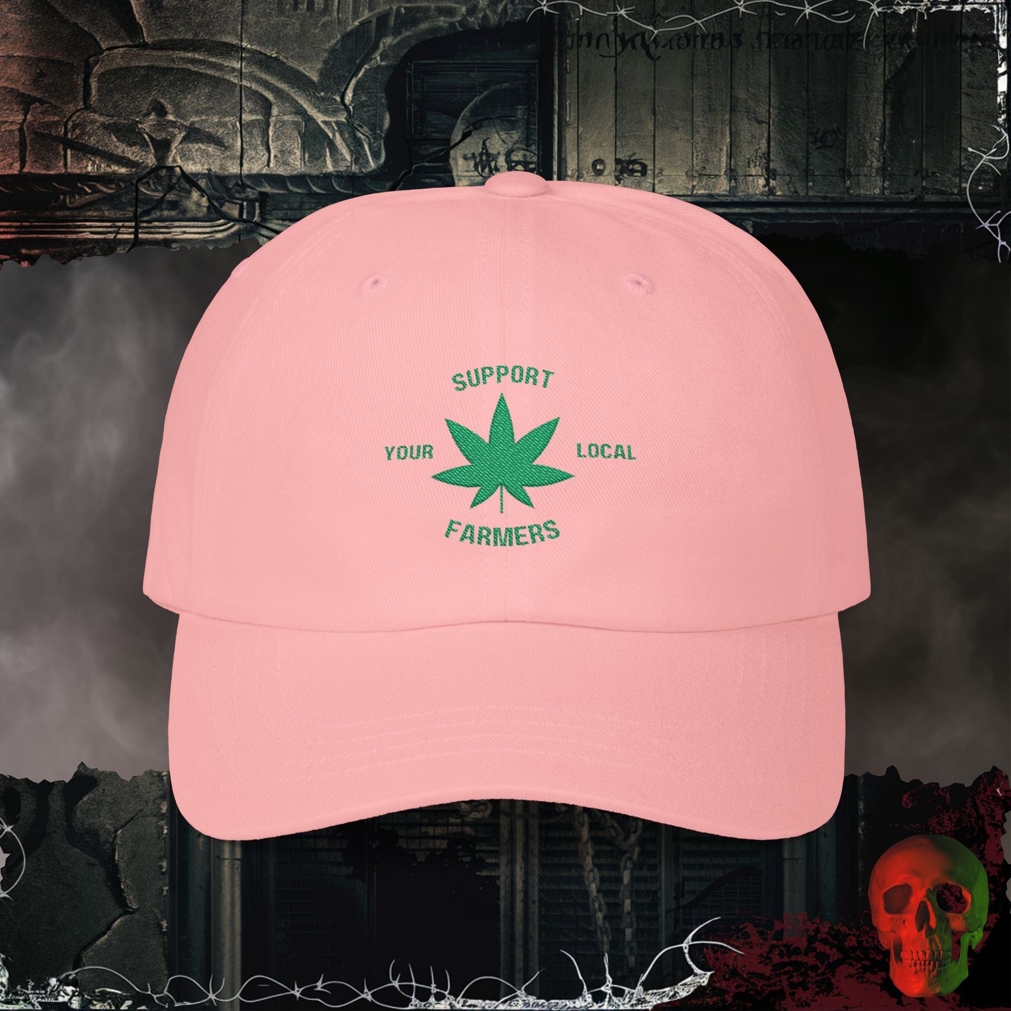 Hats Pink / One size Support Local Farmers Embroidered Hat