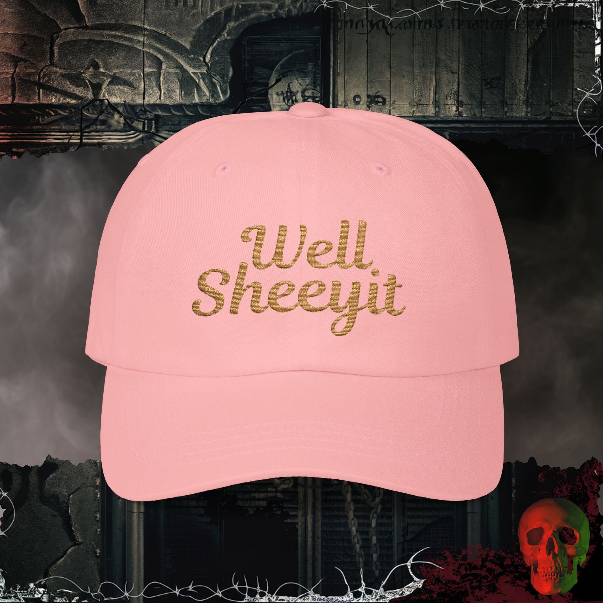 Hats Pink / One size Well Sheeyit Embroidered Hat