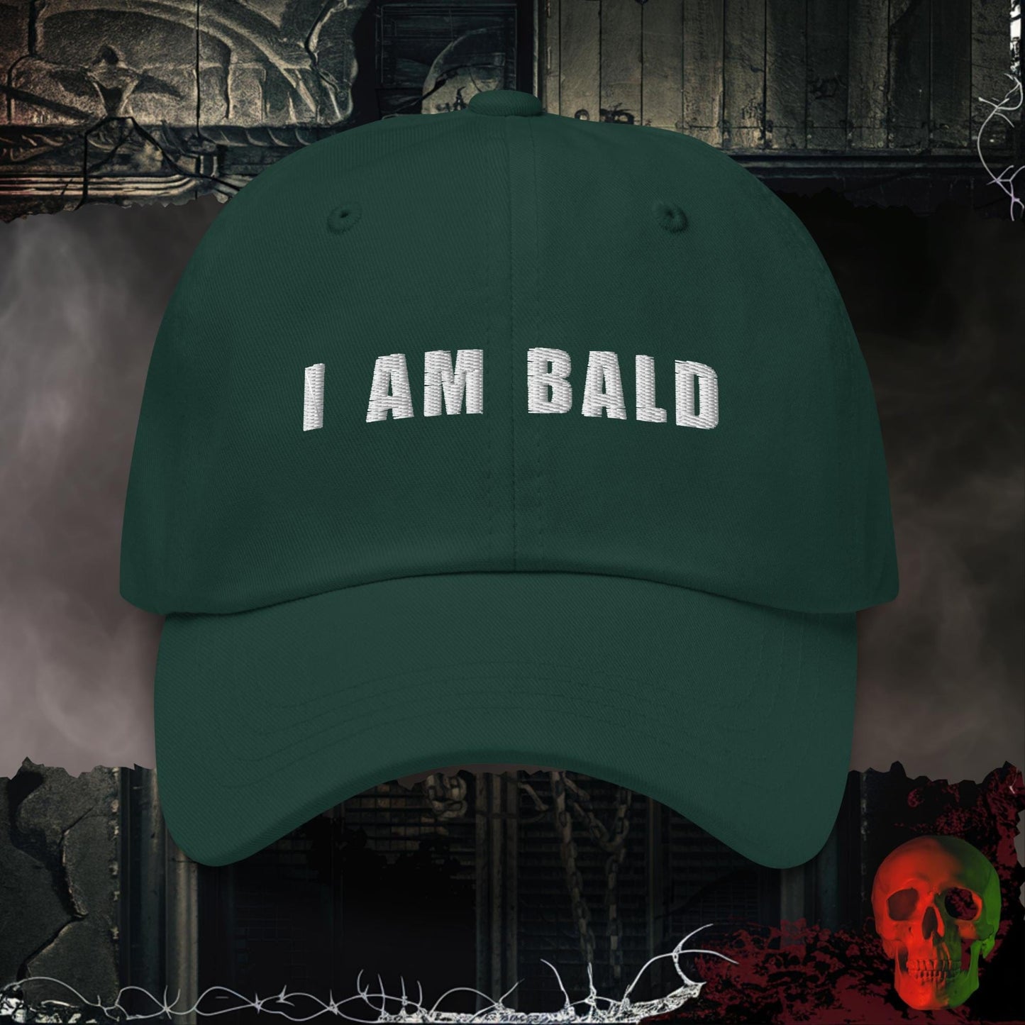 Hats Spruce I Am Bald Embroidered Hat