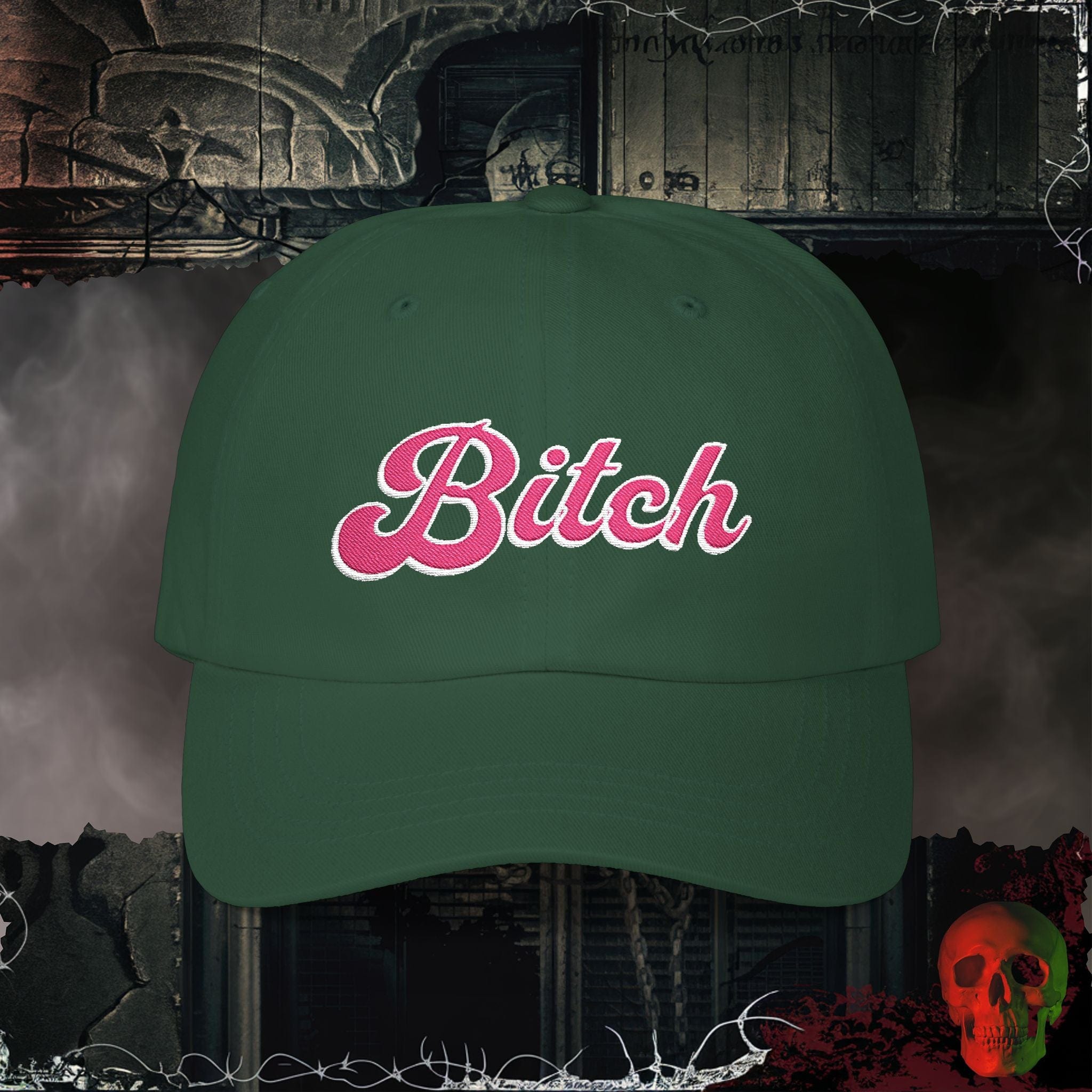 Hats Spruce / One size Bitch Embroidered Hat