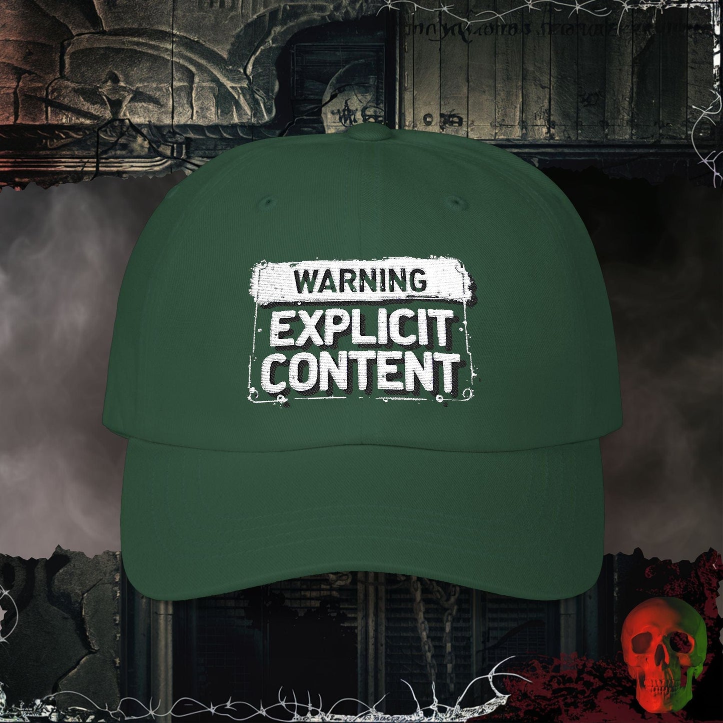 Hats Spruce / One size Explicit Content Embroidered Hat