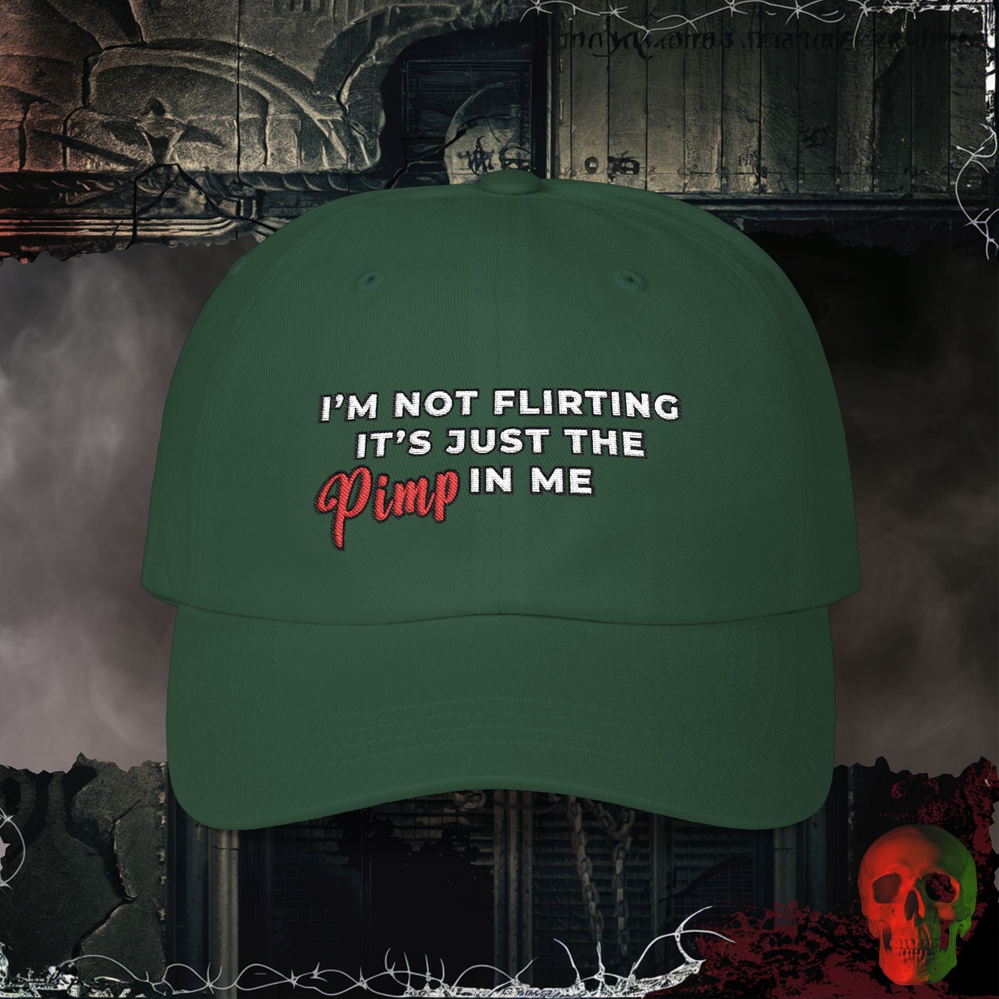 Hats Spruce / One size Inner Pimp Swag Embroidered Hat