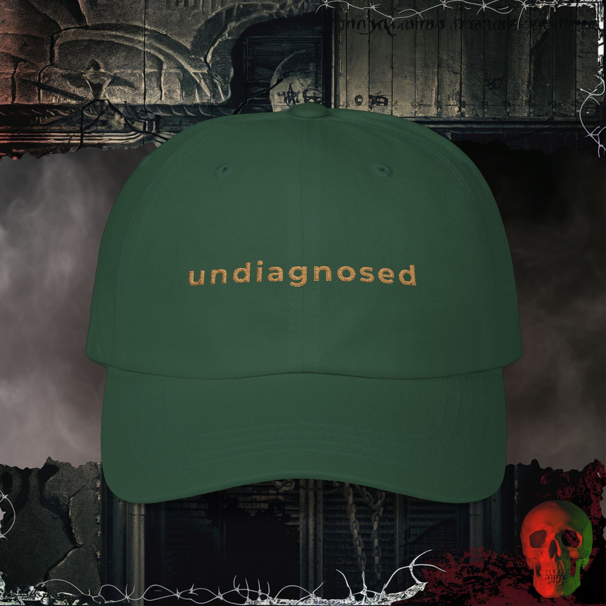 Hats Spruce / One size Undiagnosed Embroidered Hat