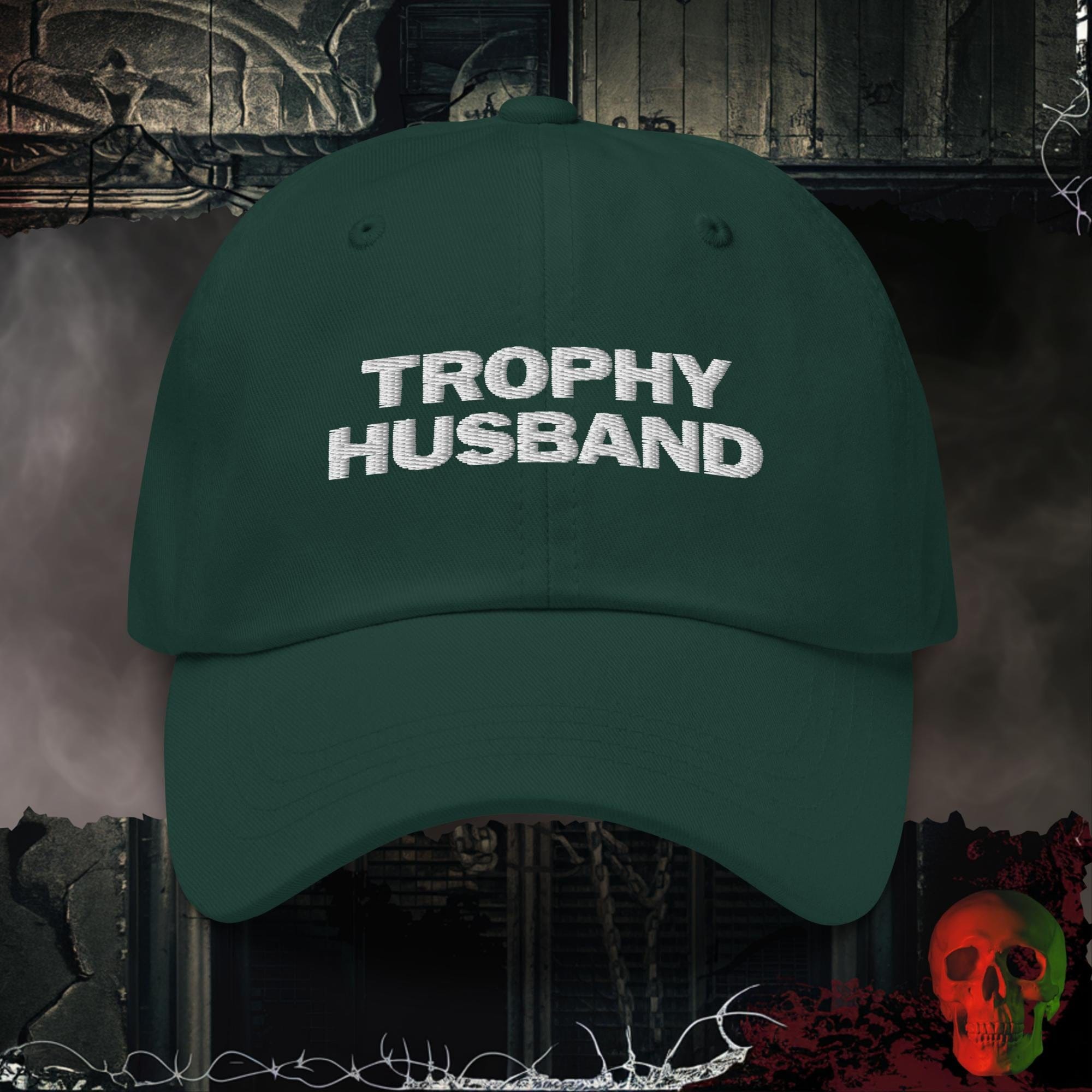 Hats Spruce Trophy Husband Embroidered Hat