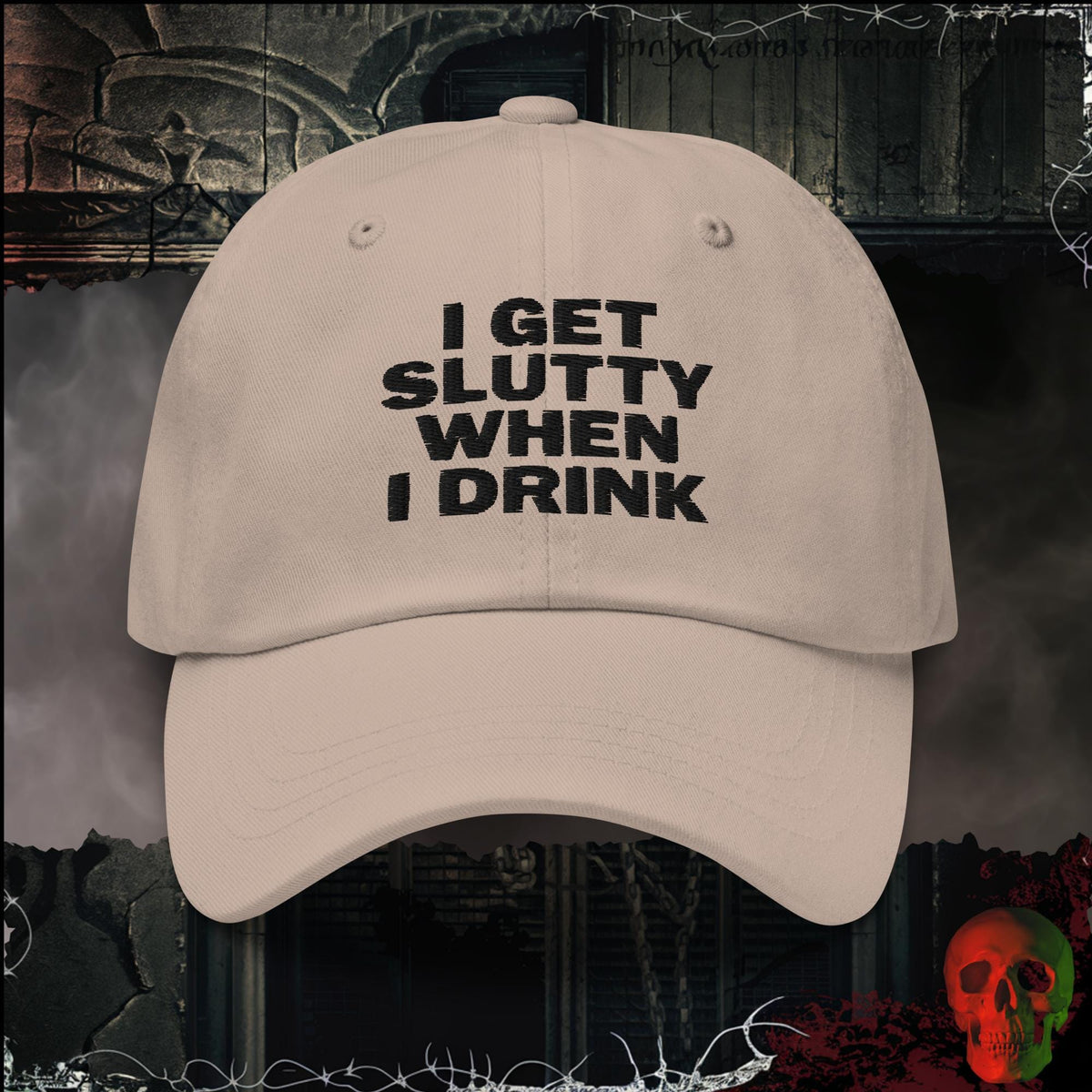 Hats Stone Getting Slutty Embroidered Hat | Rebel Ink Designs