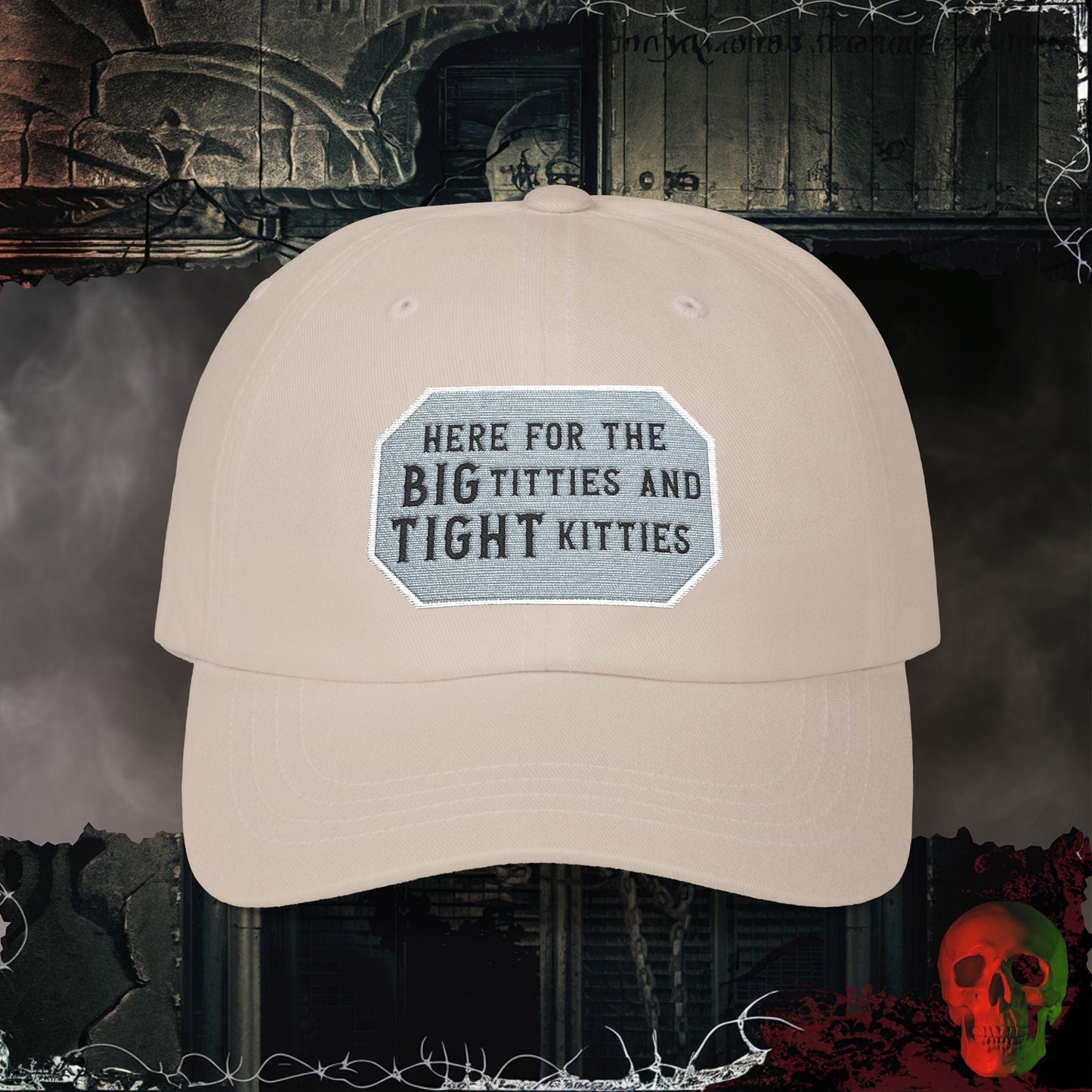 Hats Stone / One size Big T!tties and Tight Kitties Embroidered Hat