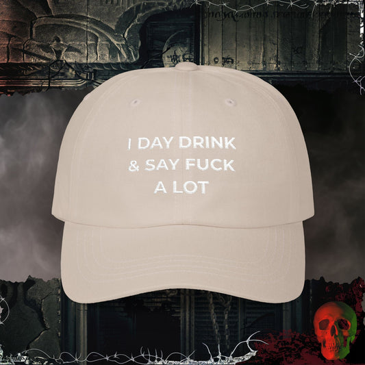 Hats Stone / One size Day Drinker Embroidered Hat