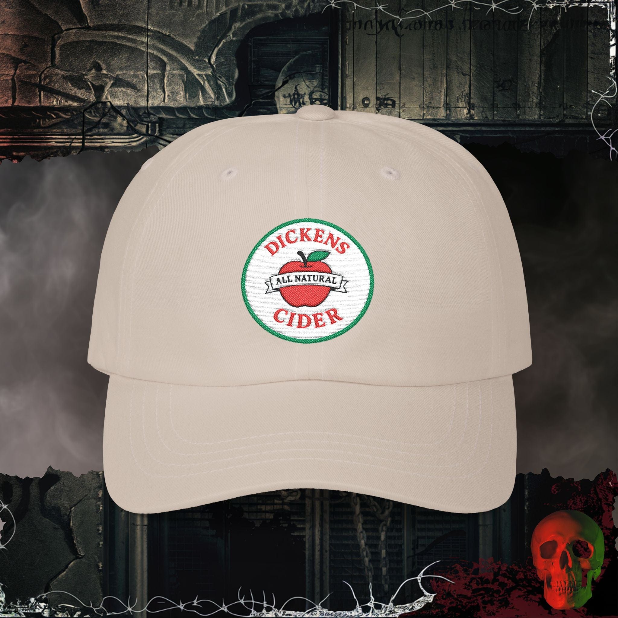 Hats Stone / One size Dickens Cider Embroidered Hat