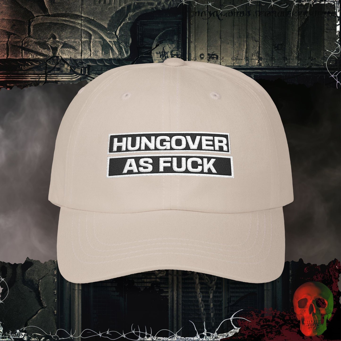 Hats Stone / One size Hungover AF Embroidered Hat
