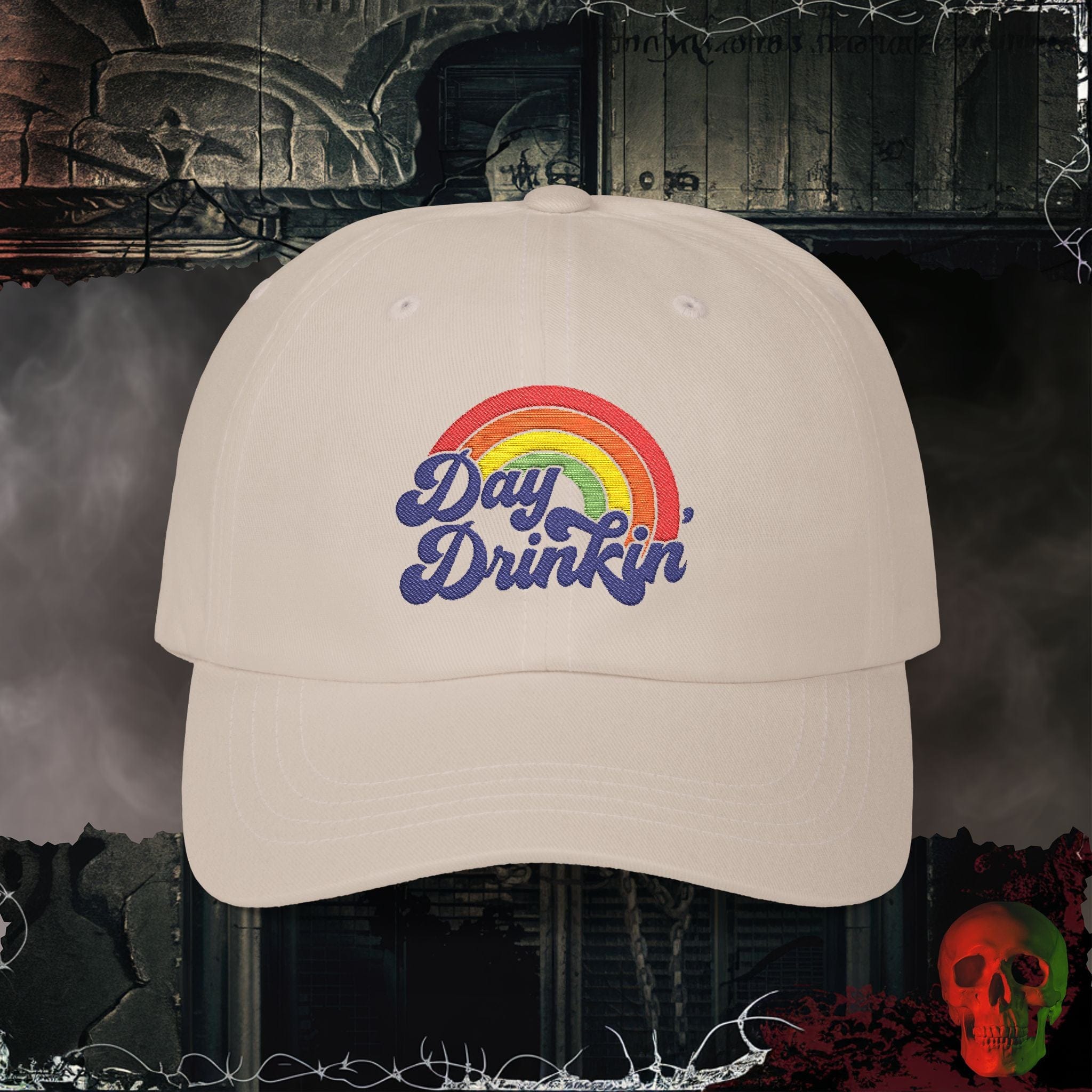 Hats Stone / One size Rainbow Day Drinkin’ Embroidered Hat