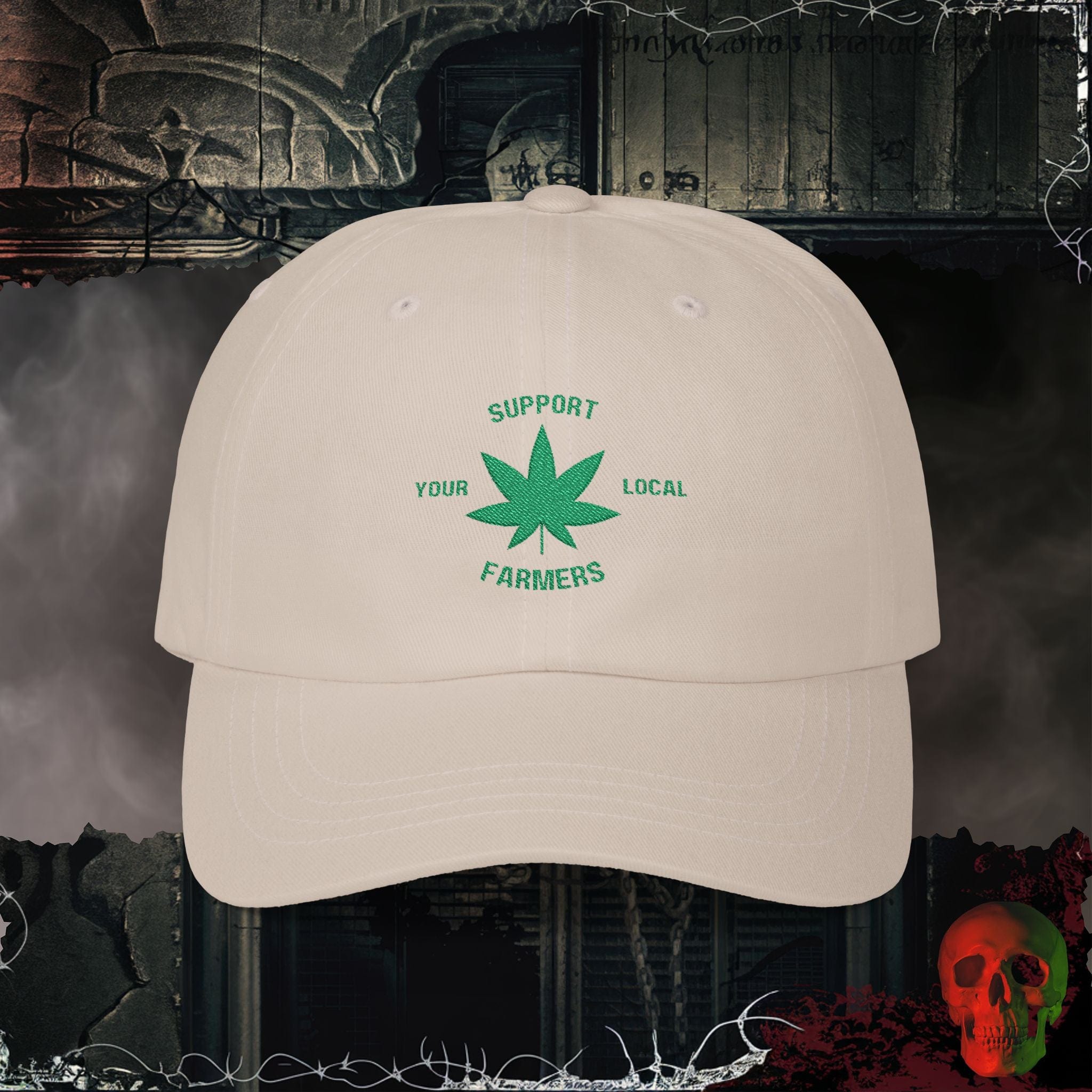 Hats Stone / One size Support Local Farmers Embroidered Hat