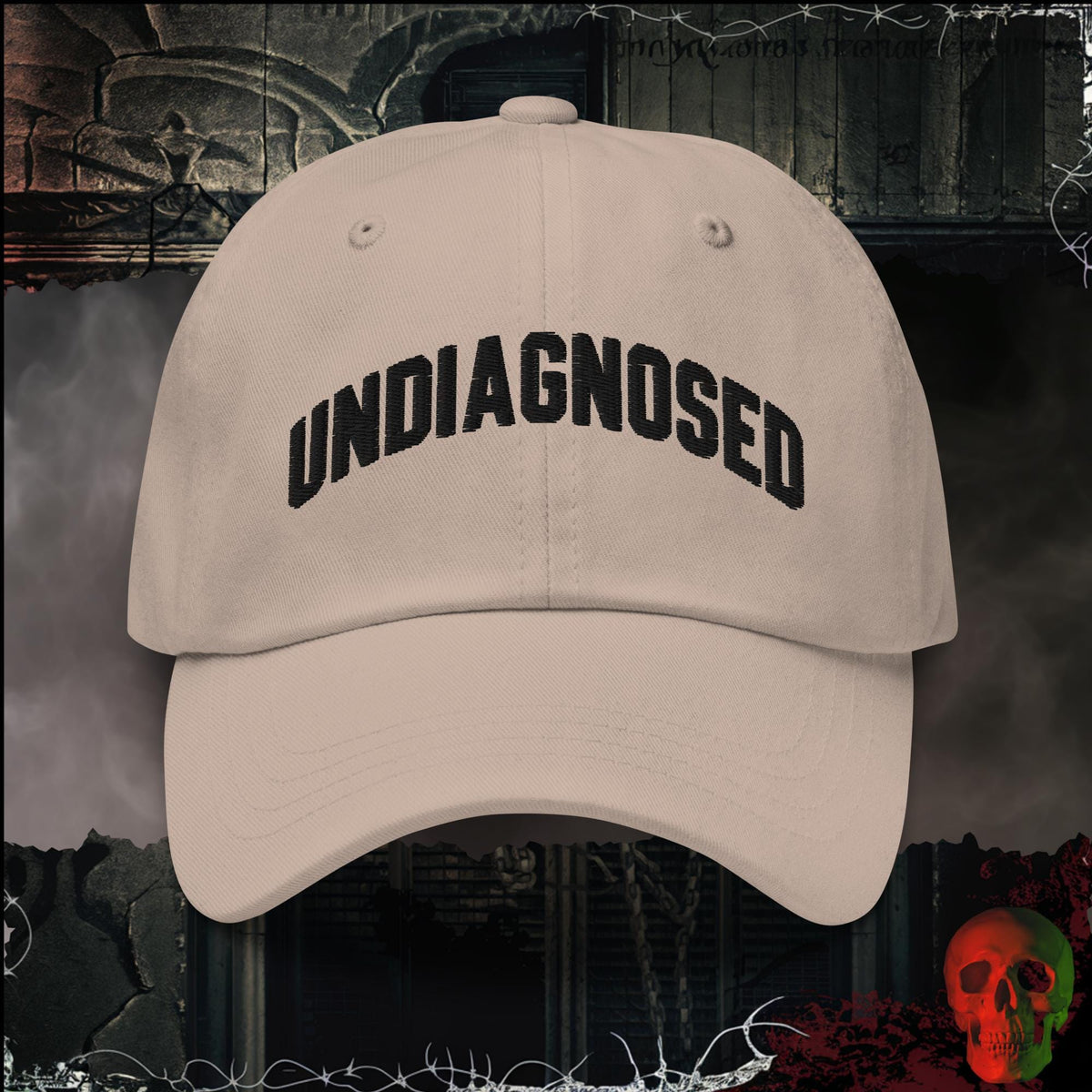 Hats Stone / One size Undiagnosed Embroidered Hat | Rebel Ink Designs