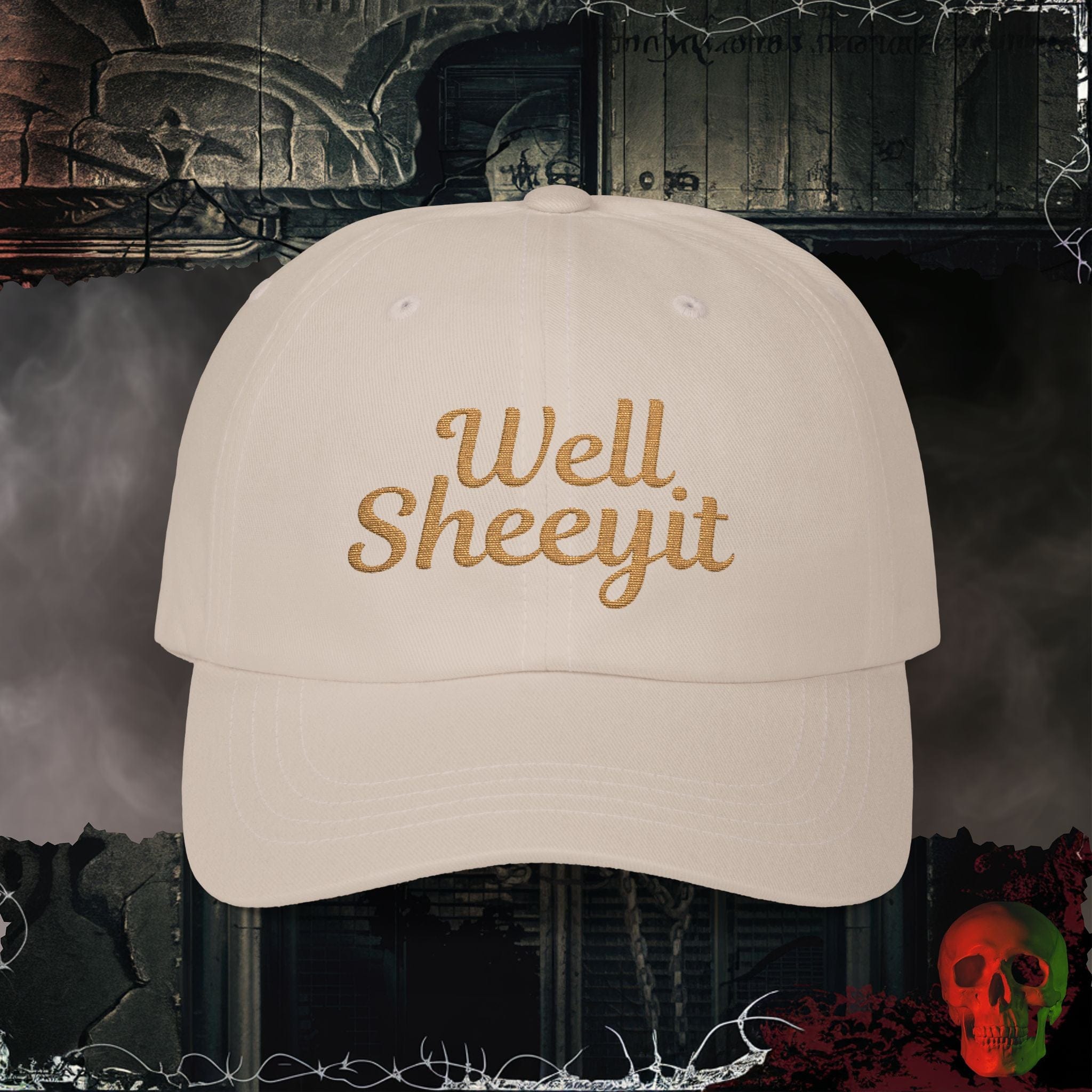 Hats Stone / One size Well Sheeyit Embroidered Hat