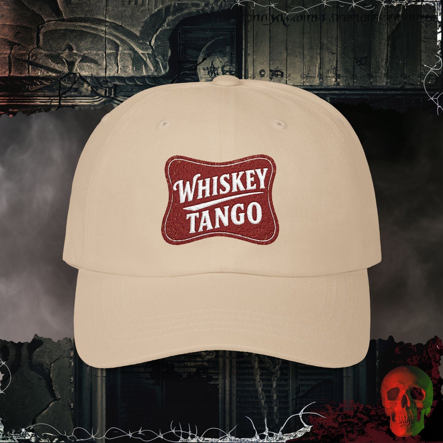 Hats Stone / One size Whiskey Tango Embroidered Hat