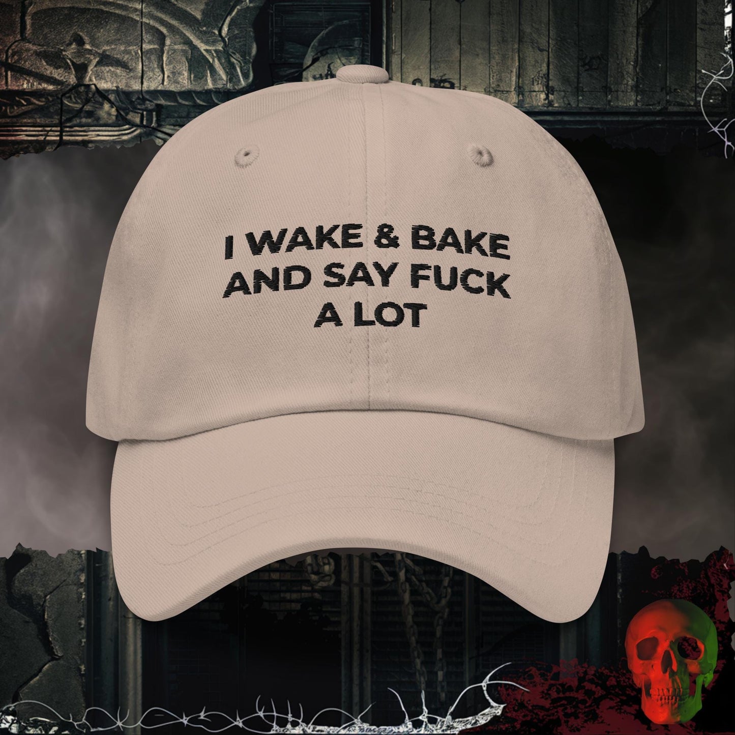 Hats Stone Wake & Bake Embroidered Hat