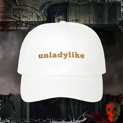 Hats White / One size A Little Unladylike Embroidered Hat