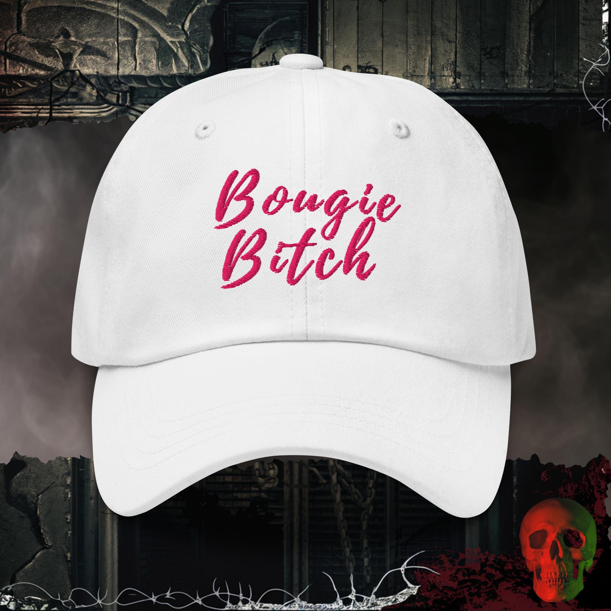 Hats White / One size Bougie Bitch Embroidered Hat