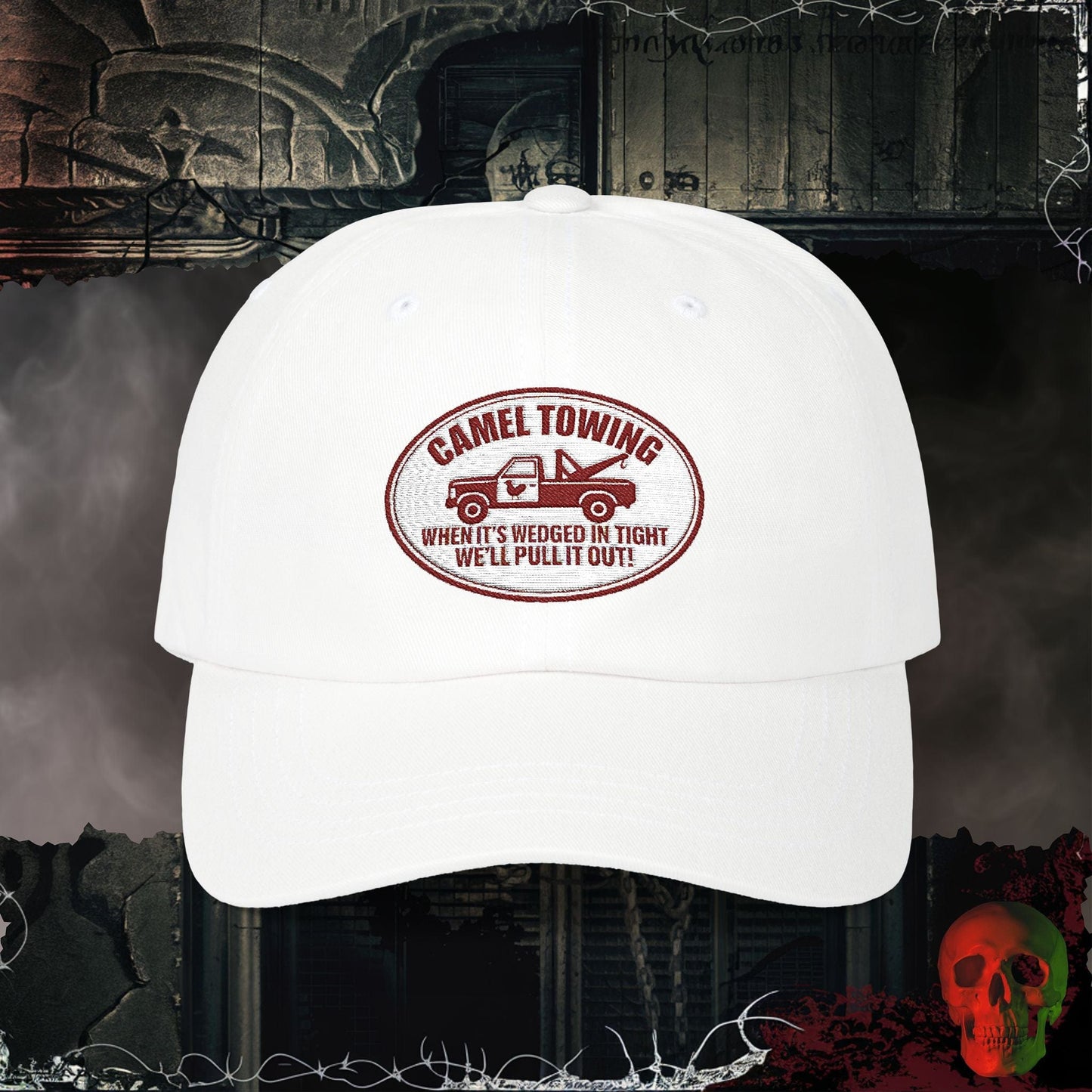 Hats White / One size Camel Towing Embroidered Hat