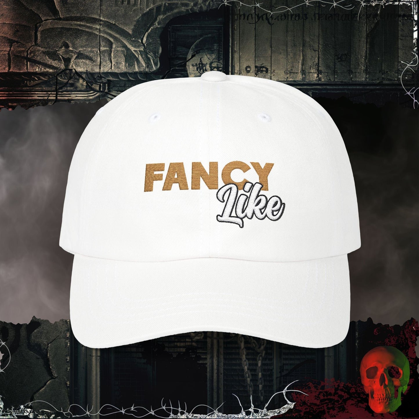 Hats White / One size Fancy Like Embroidered Hat