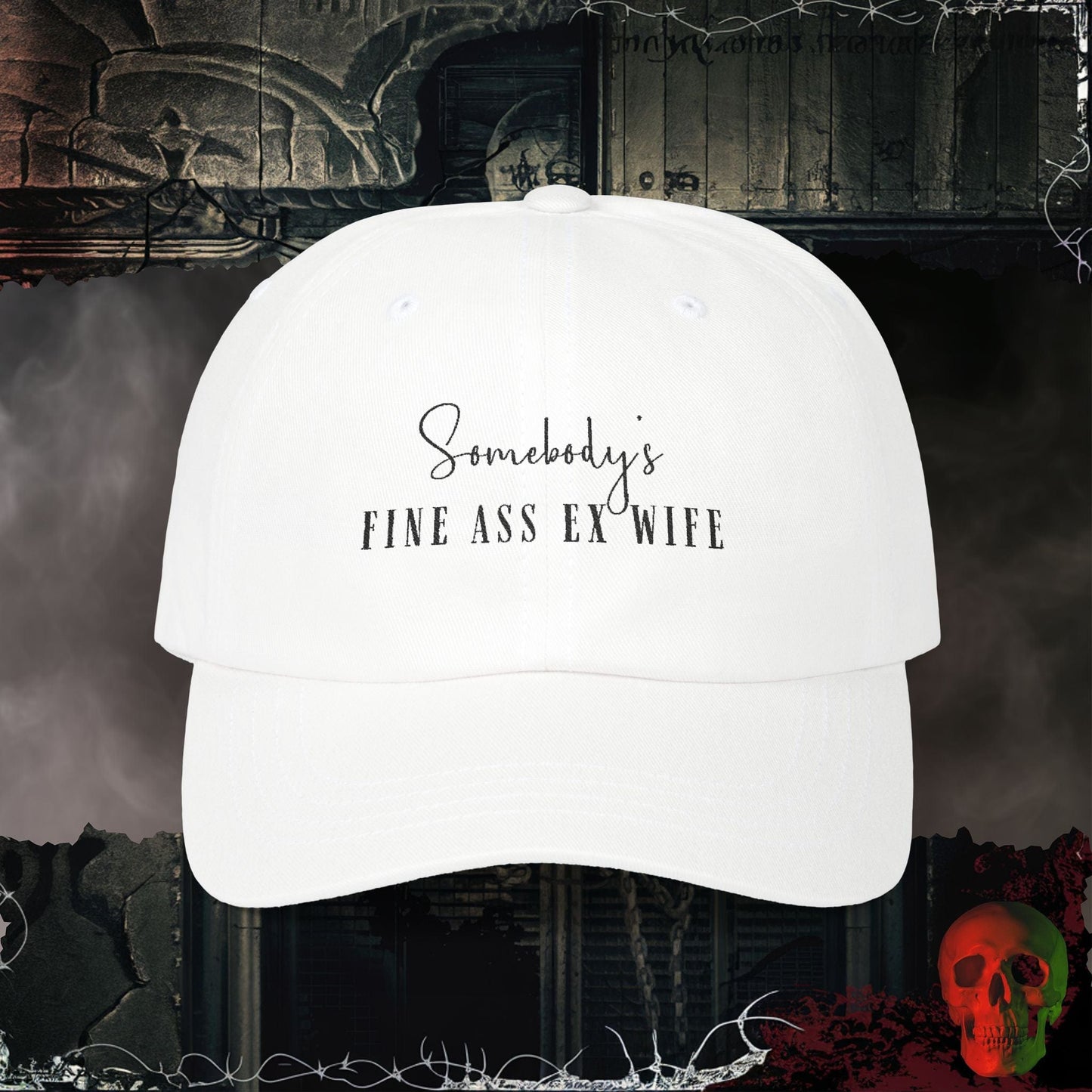 Hats White / One size Fine Ass Ex Wife Embroidered Hat