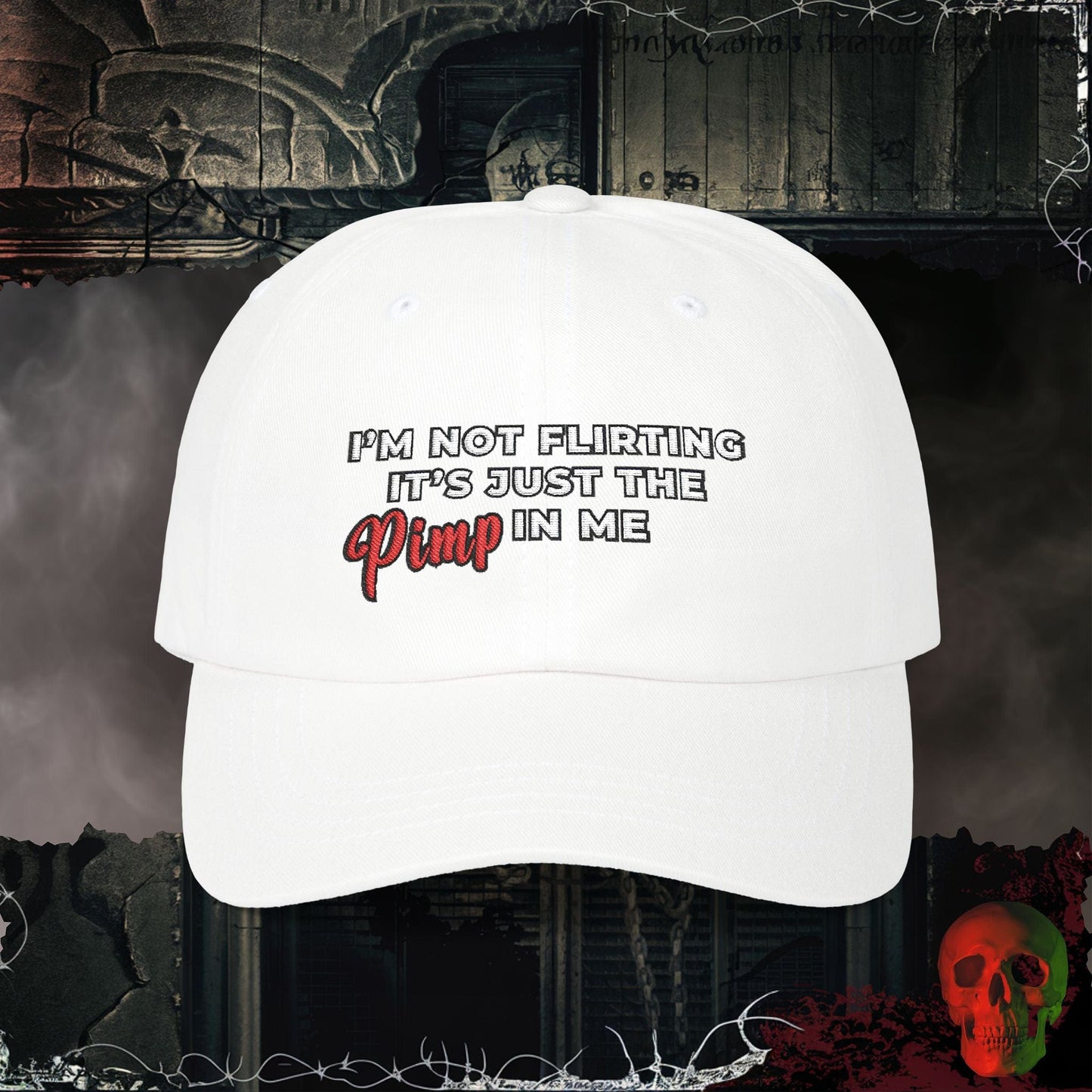 Hats White / One size Inner Pimp Swag Embroidered Hat