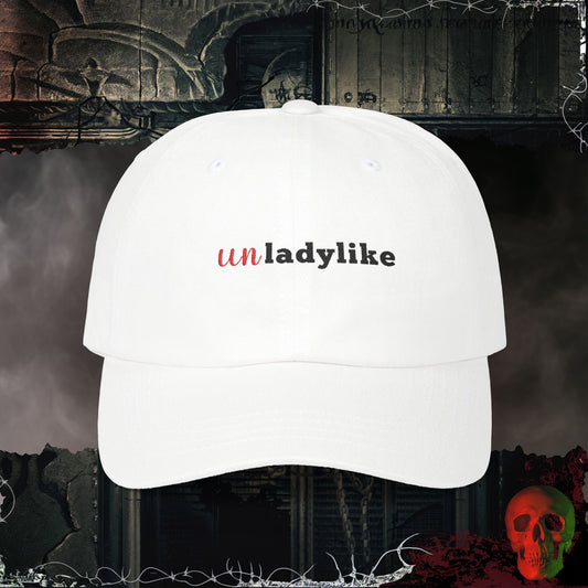 Hats White / One size Maybe Unladylike Embroidered Hat