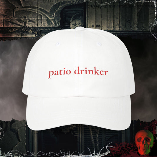 Hats White / One size Patio Drinker Embroidered Hat