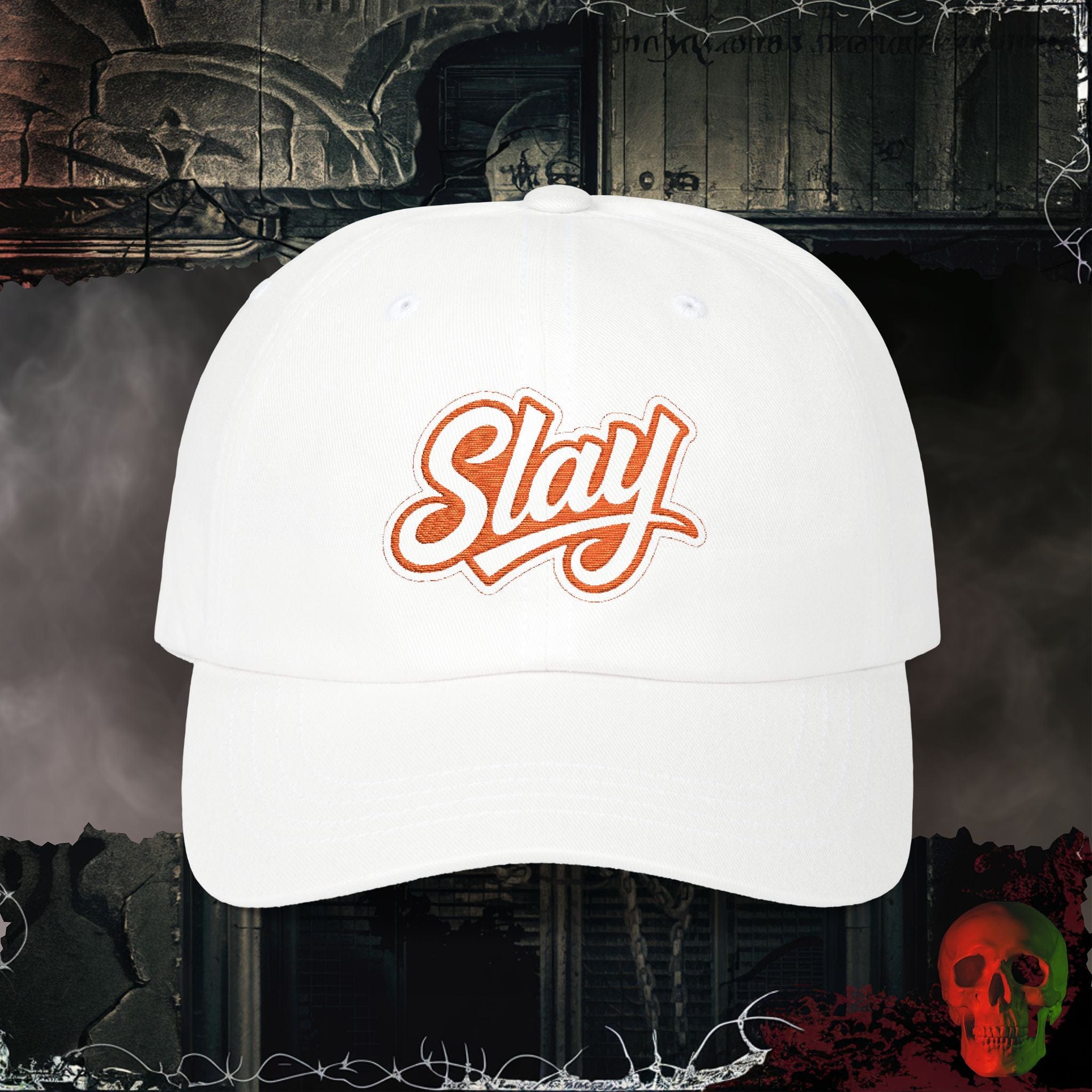 Hats White / One size Slay Embroidered Hat