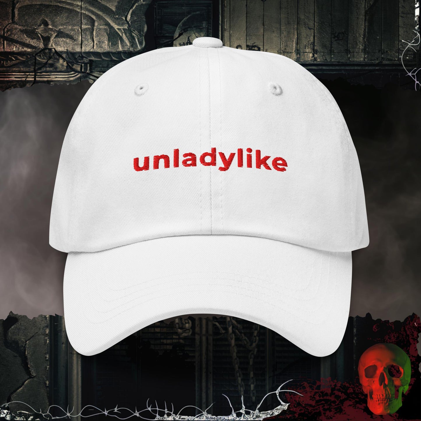 Hats White / One size Unladylike Embroidered Hat