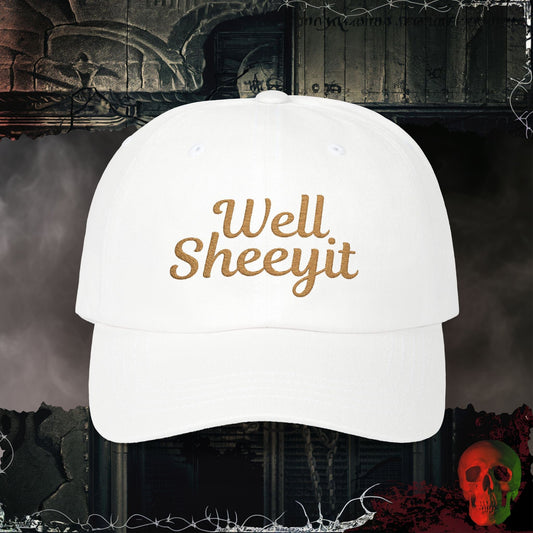 Hats White / One size Well Sheeyit Embroidered Hat