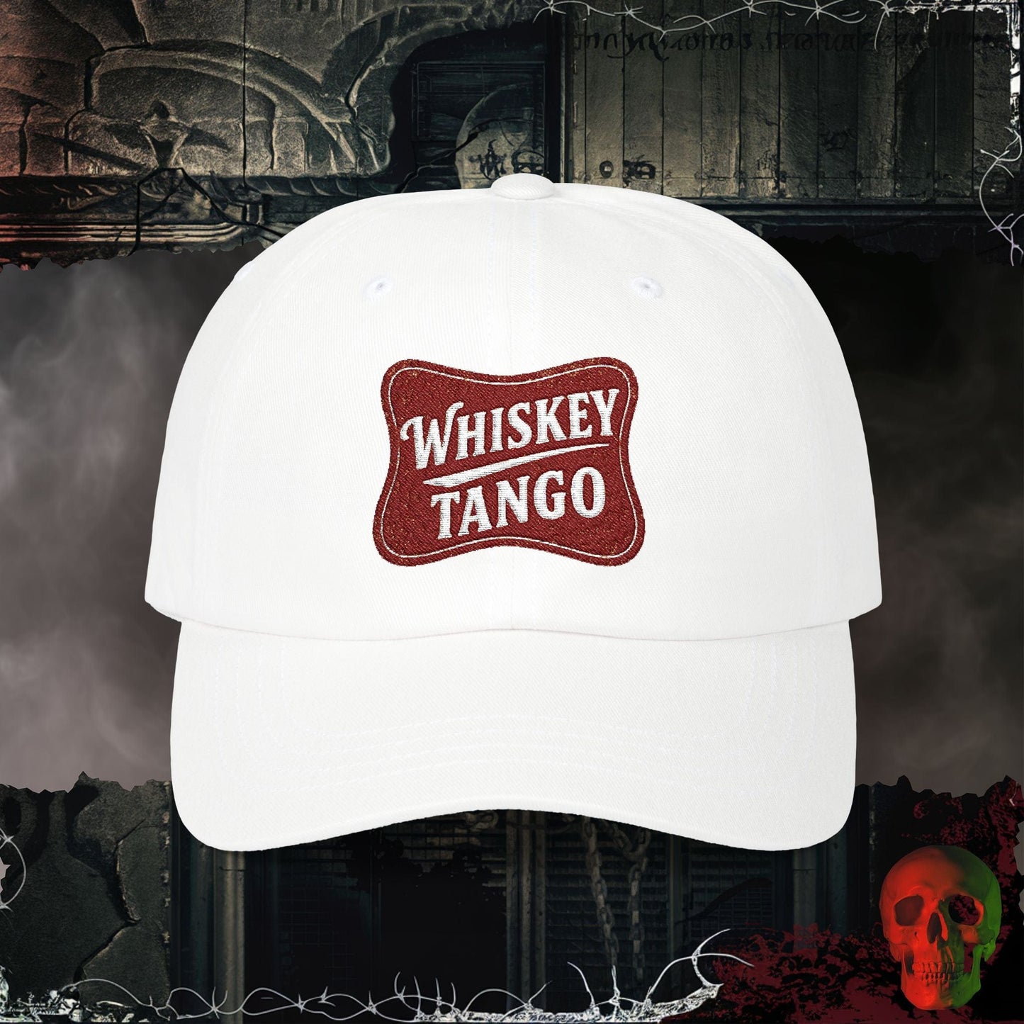 Hats White / One size Whiskey Tango Embroidered Hat