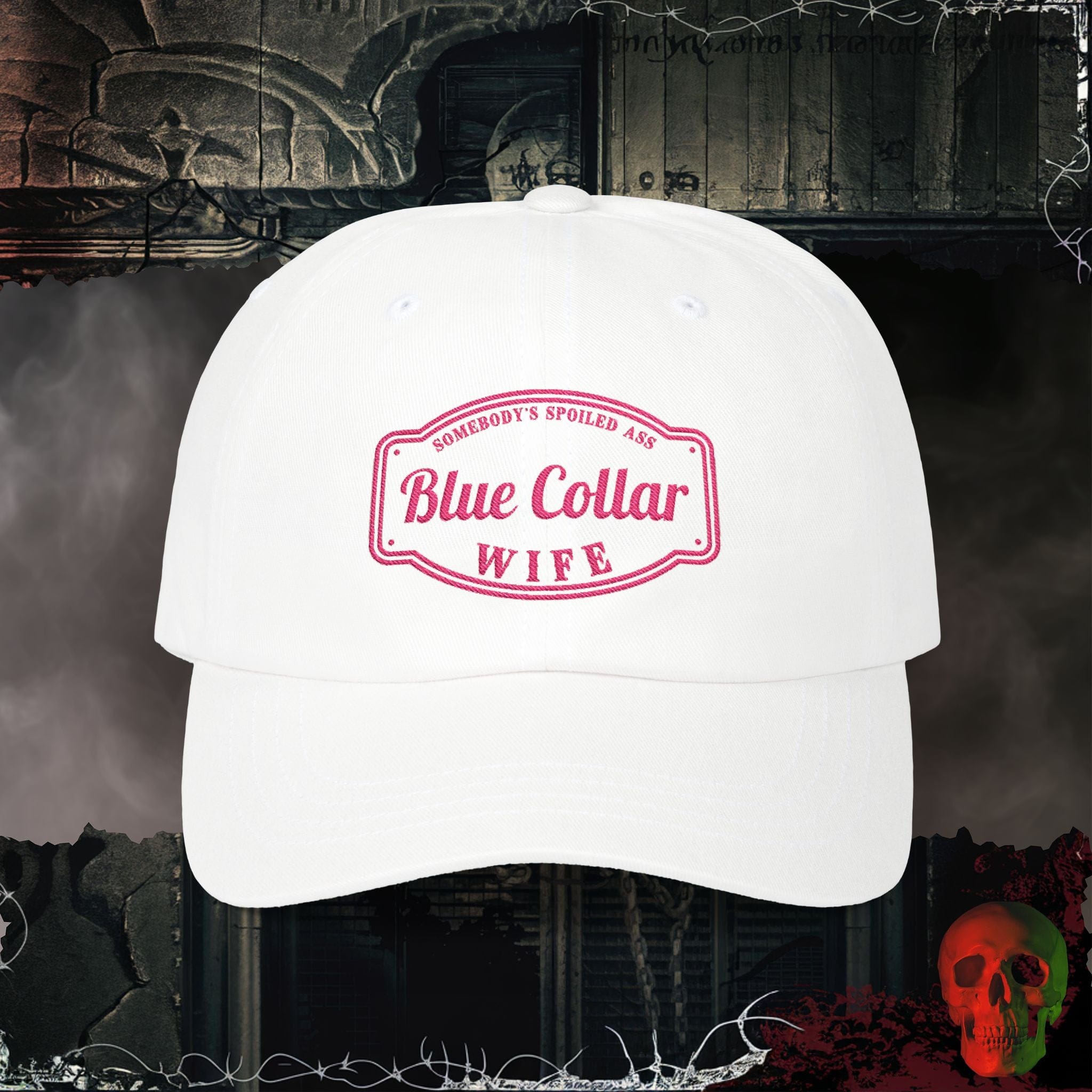 Hats White Spoiled A$$ Wife Embroidered Hat