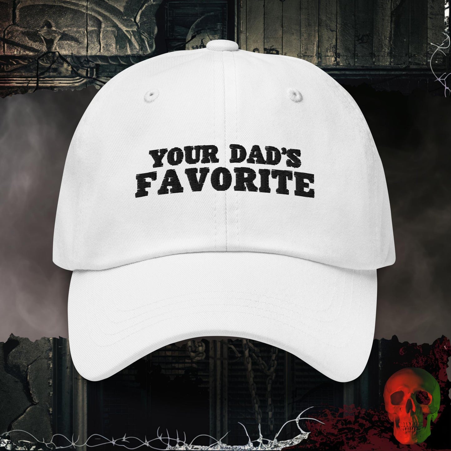Hats White Your Dad's Favorite Embroidered Hat
