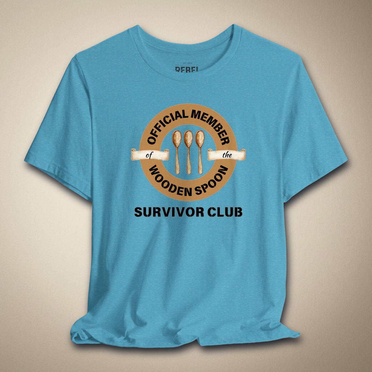 Wooden Spoon Survivor Club Graphic Tee | Rebel Ink Designs