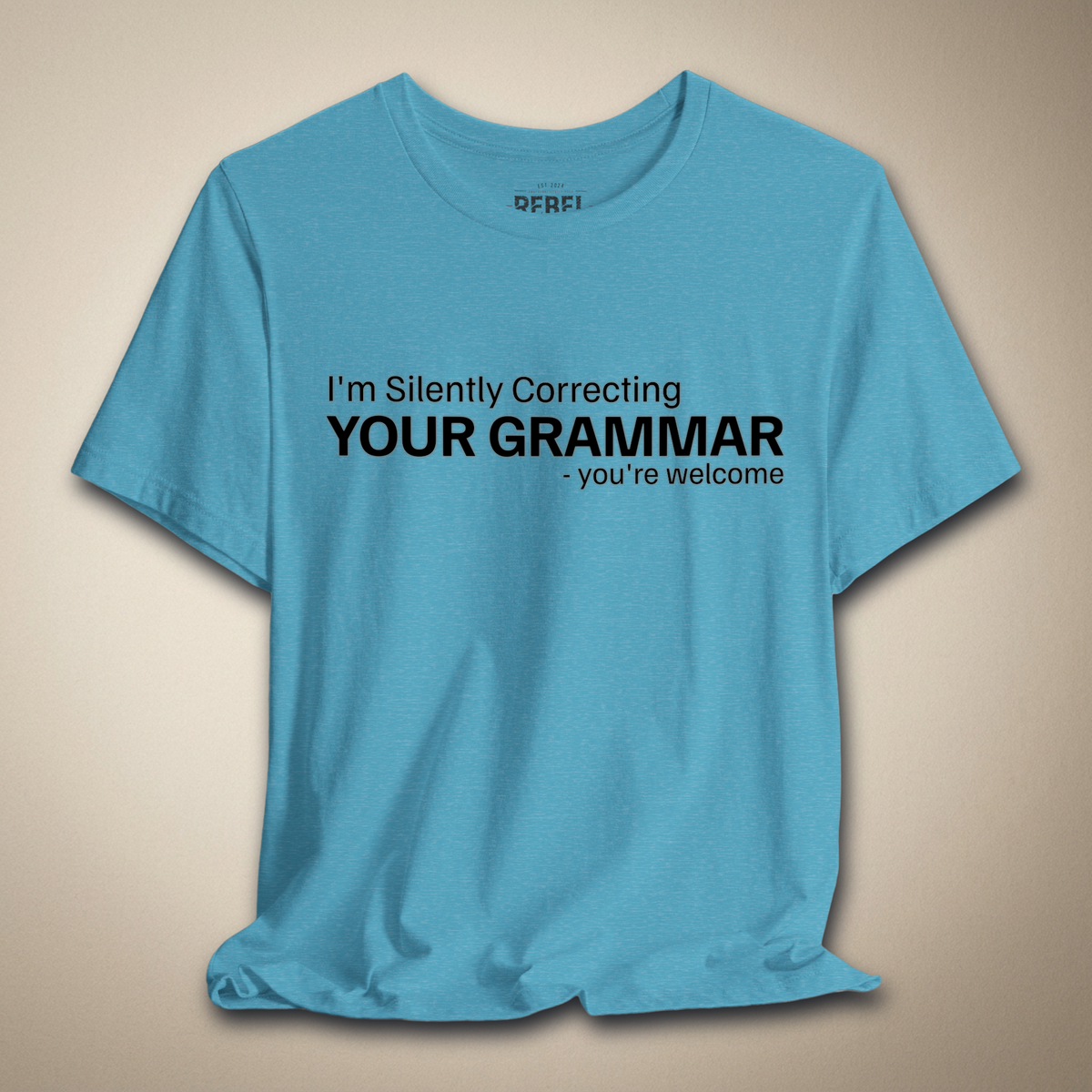 Silently Judging Your Grammar Graphic Tee | Rebel Ink Designs