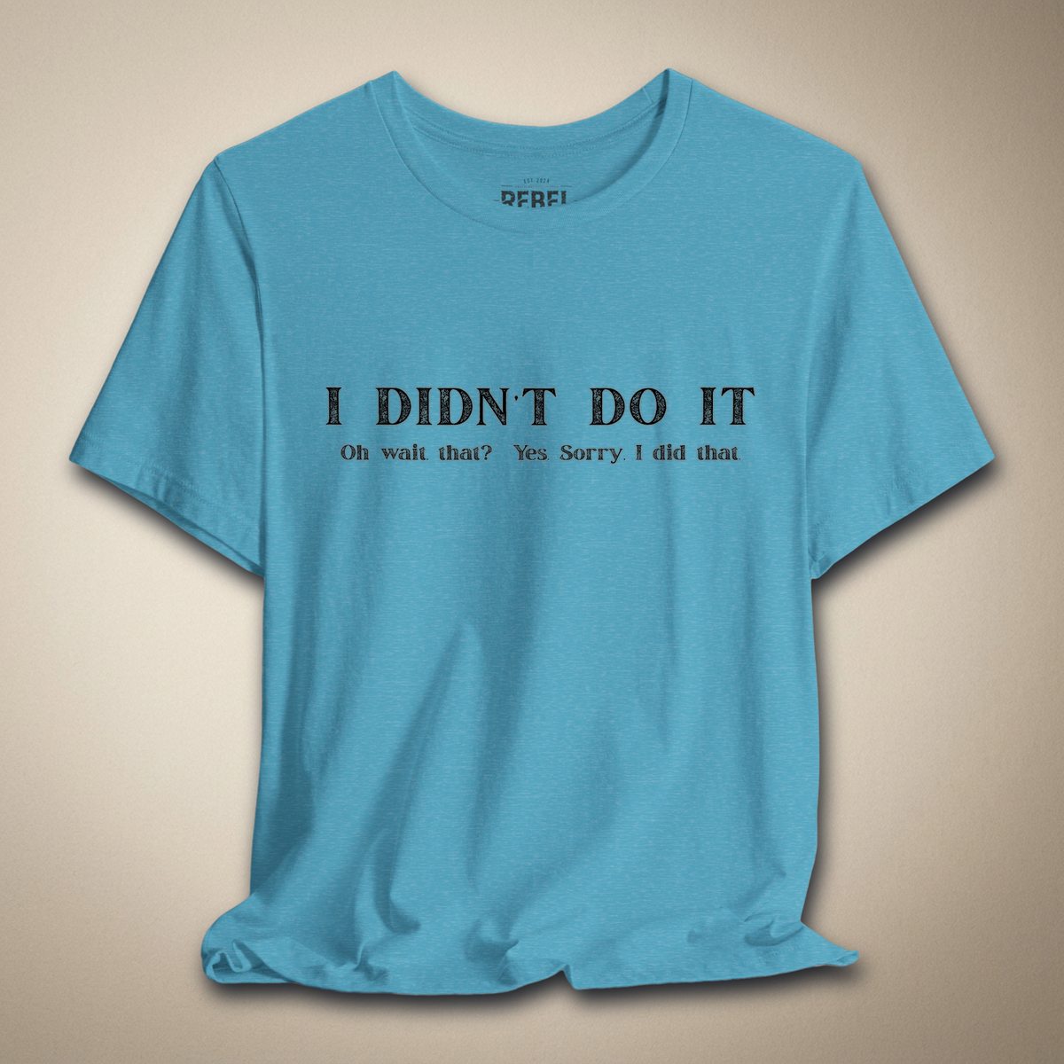 I Didn't Do It Graphic Tee | Rebel Ink Designs
