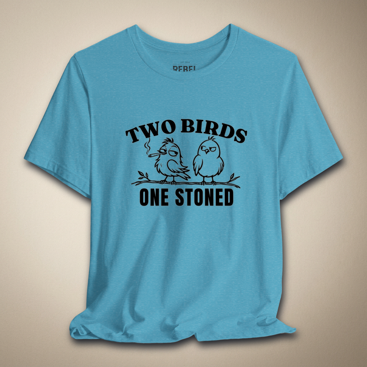 Two Birds One Stoned Graphic Tee | Rebel Ink Designs